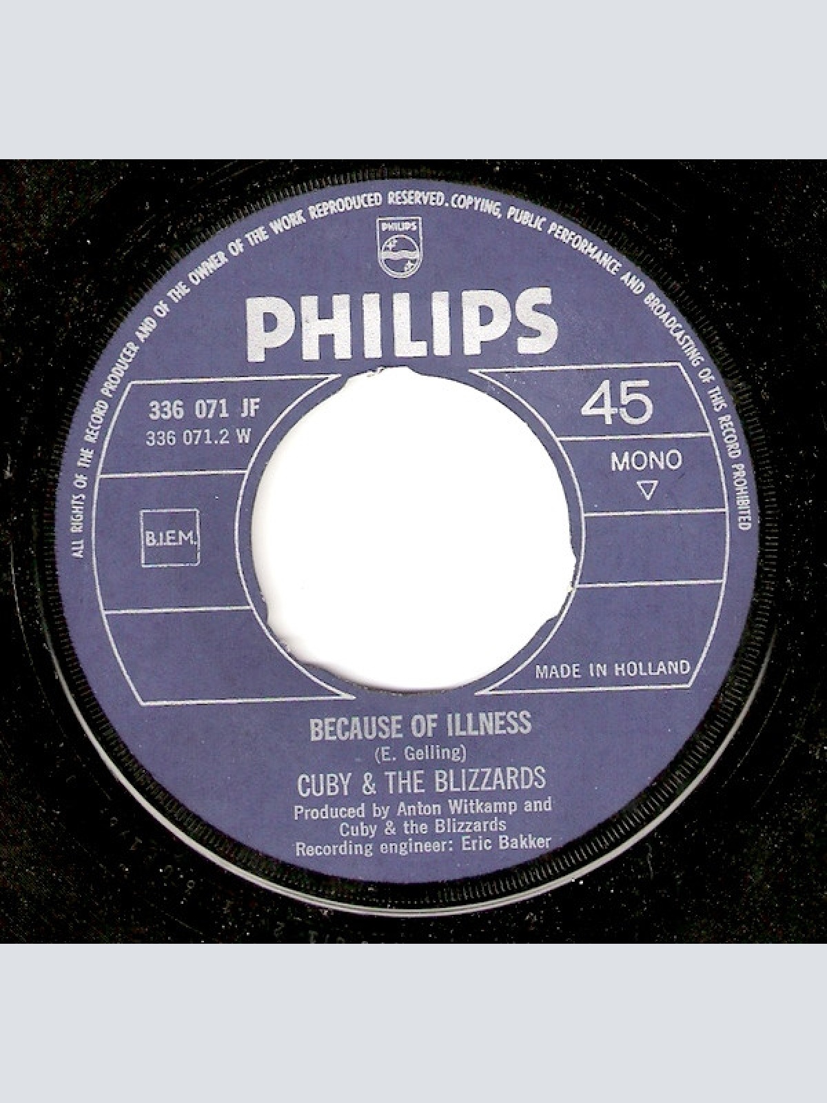 Vinyl / Cuby + The Blizzards* - Appleknockers Flophouse / Because Of Illness