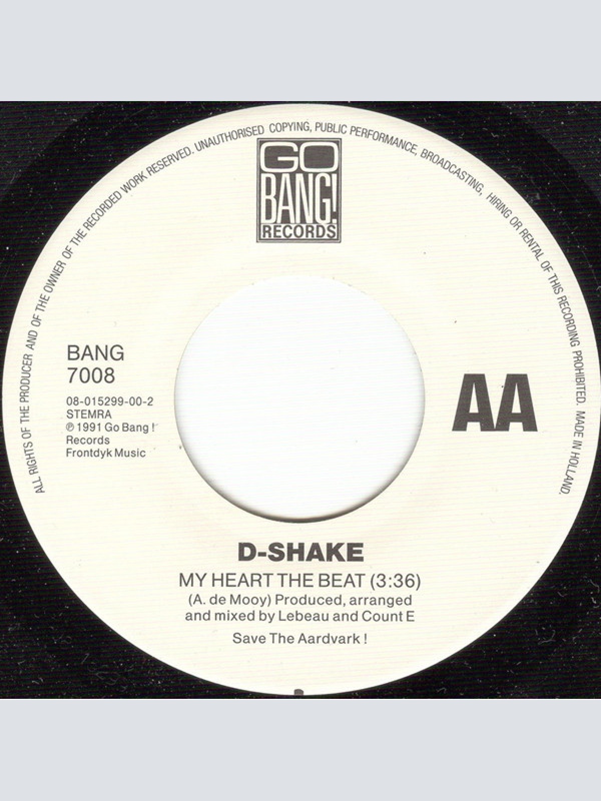 Vinyl / D-Shake - Dance The Night Away
