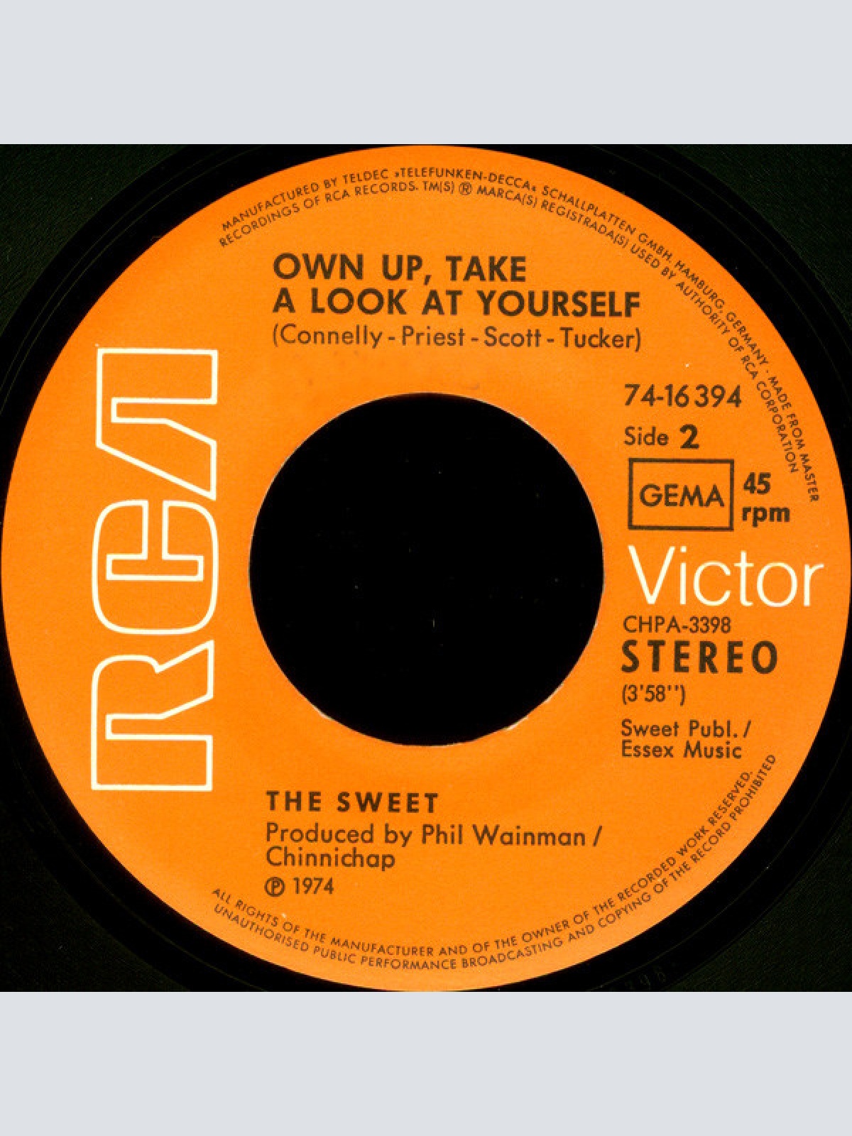 Vinyl / The Sweet - Teenage Rampage