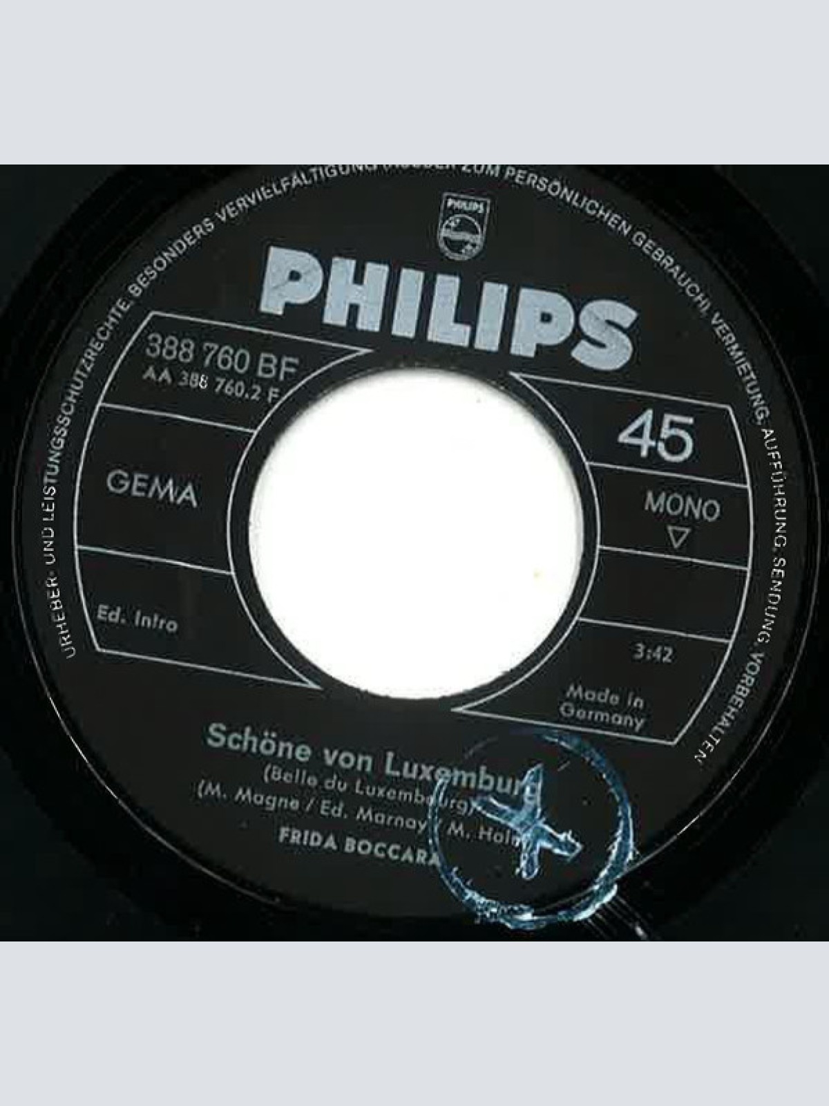 Vinyl / Frida Boccara - Es Schlägt Ein Herz Für Dich