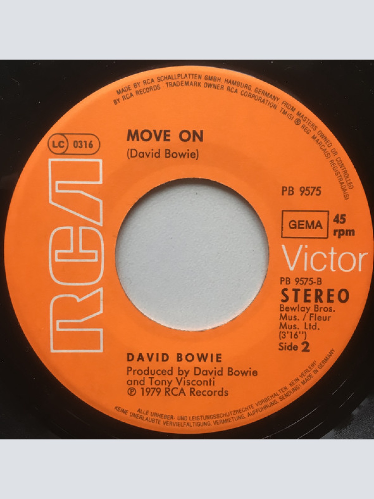 Vinyl / David Bowie - Ashes To Ashes