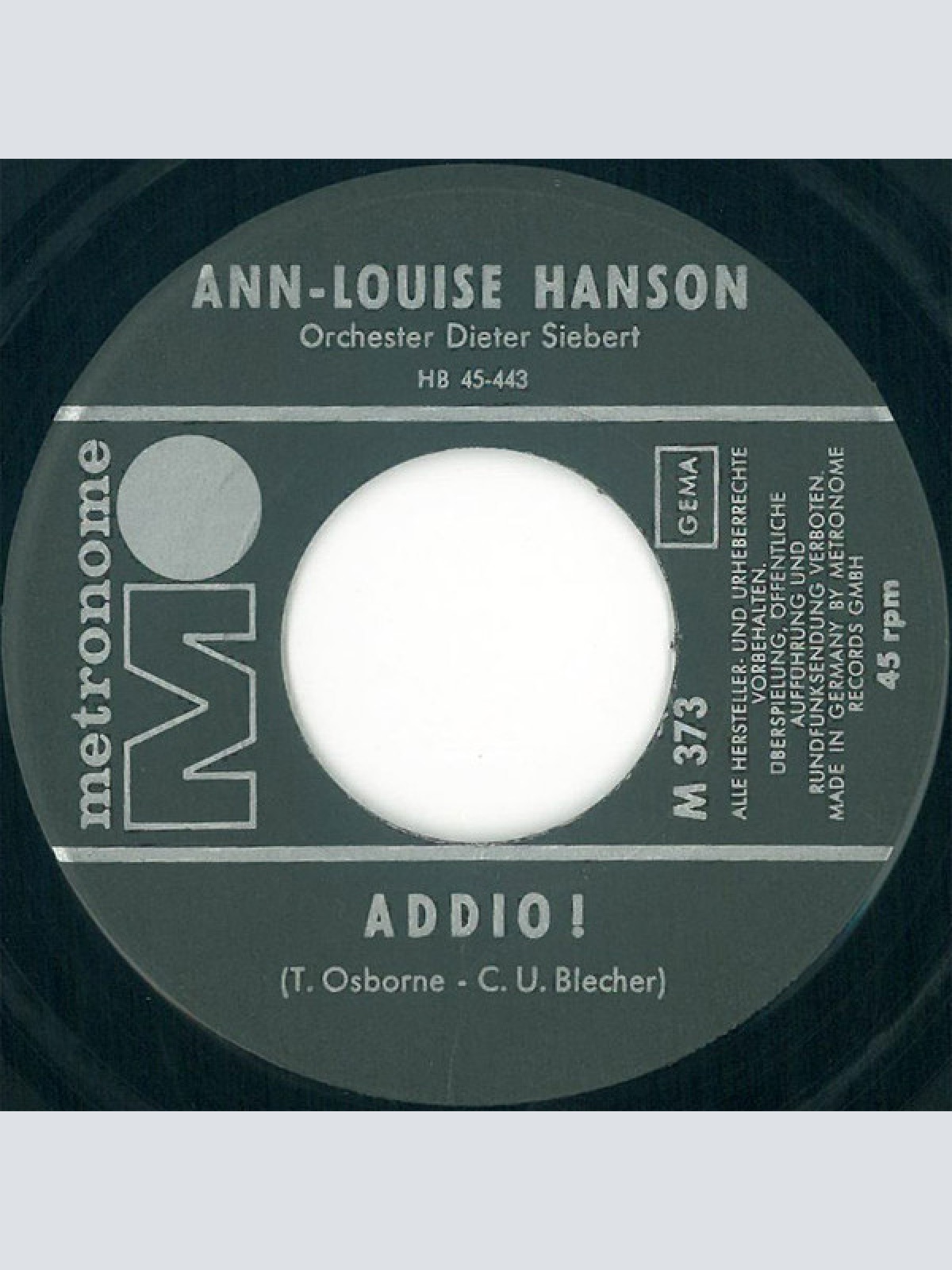 Vinyl / Ann-Louise* - Die Nacht Von Lissabon