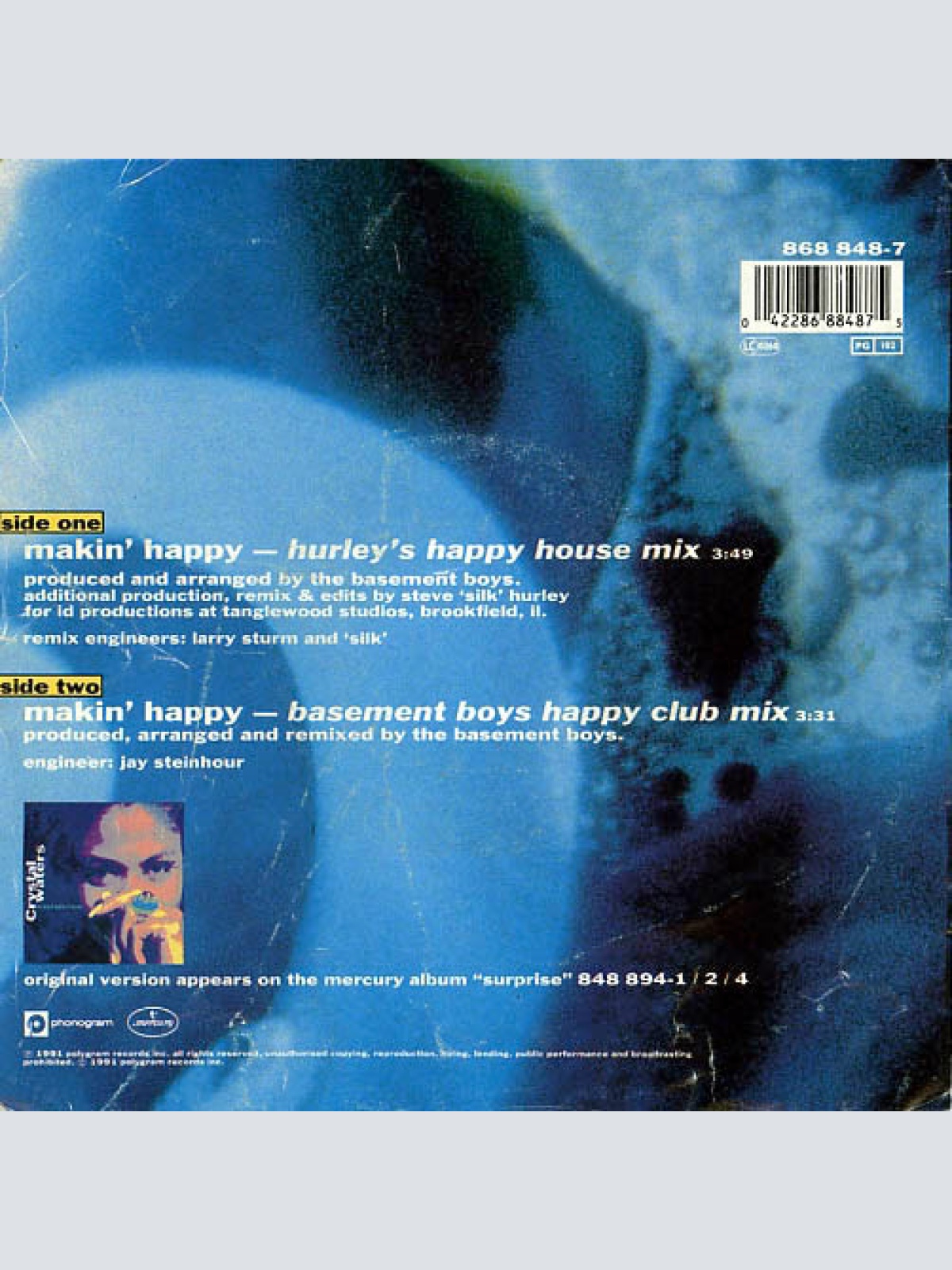 Vinyl / Crystal Waters - Makin' Happy