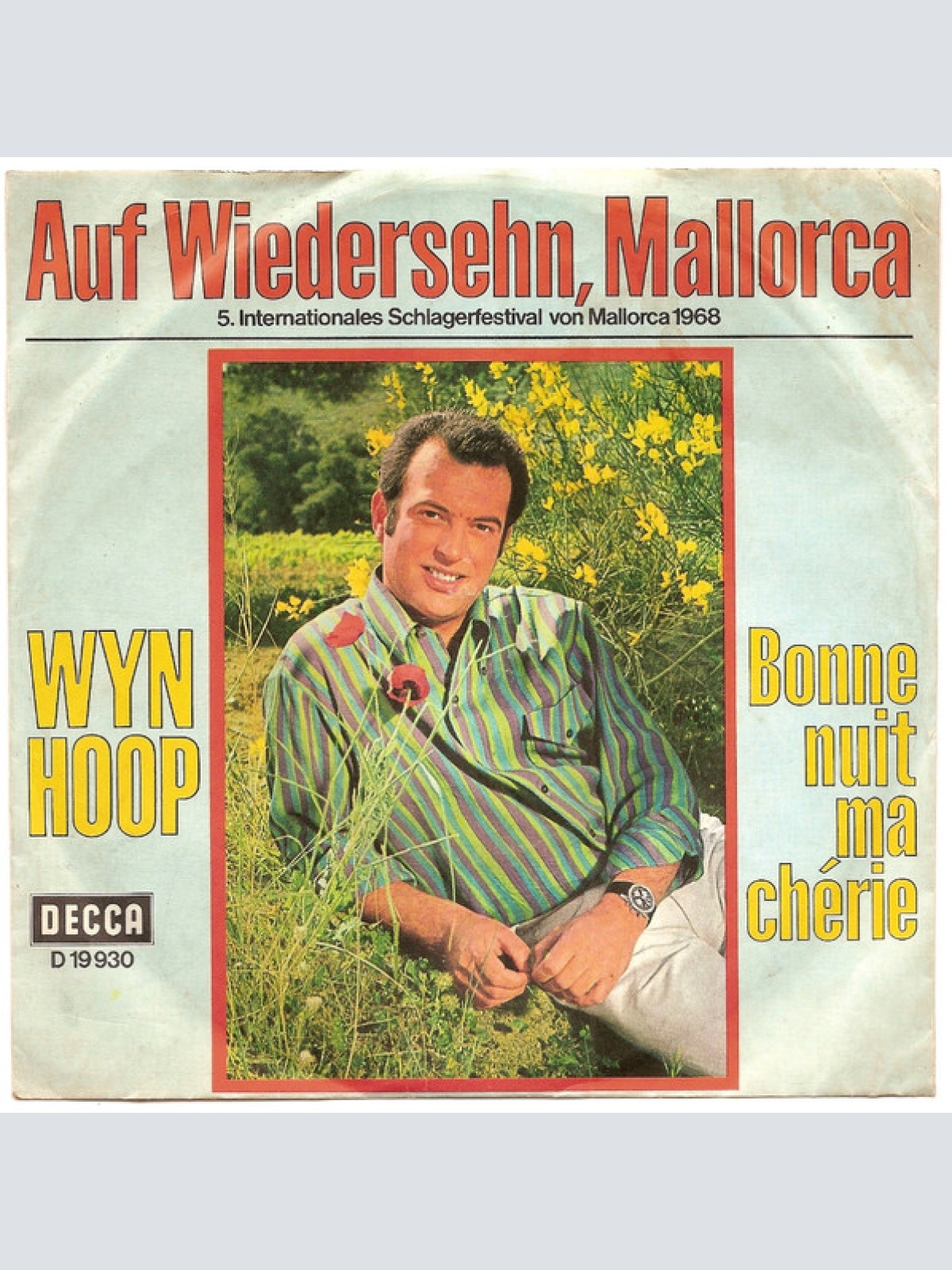 Vinyl / Wyn Hoop - Auf Wiedersehn, Mallorca / Bonne Nuit Ma Chérie