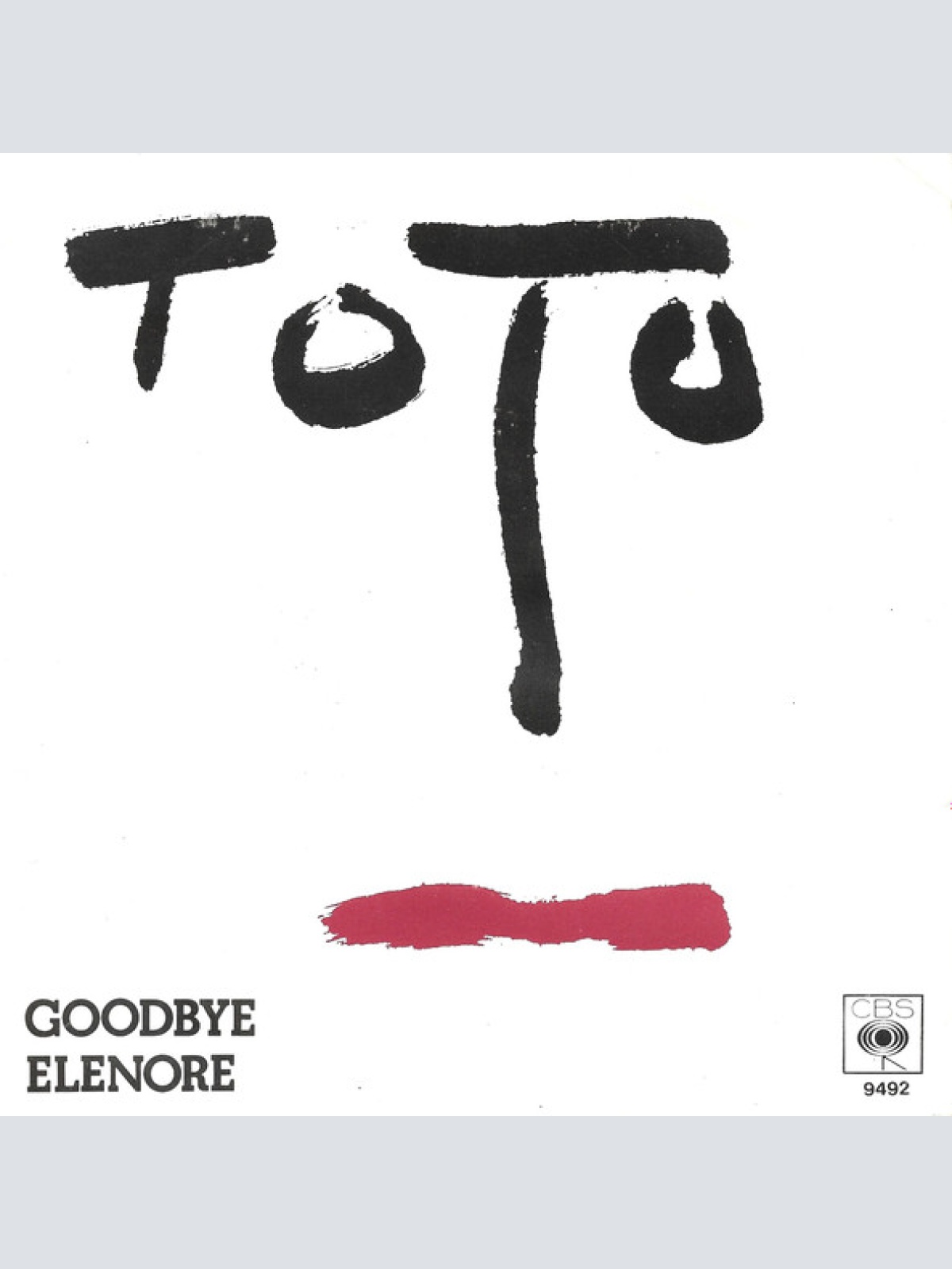 Vinyl / Toto - Goodbye Elenore