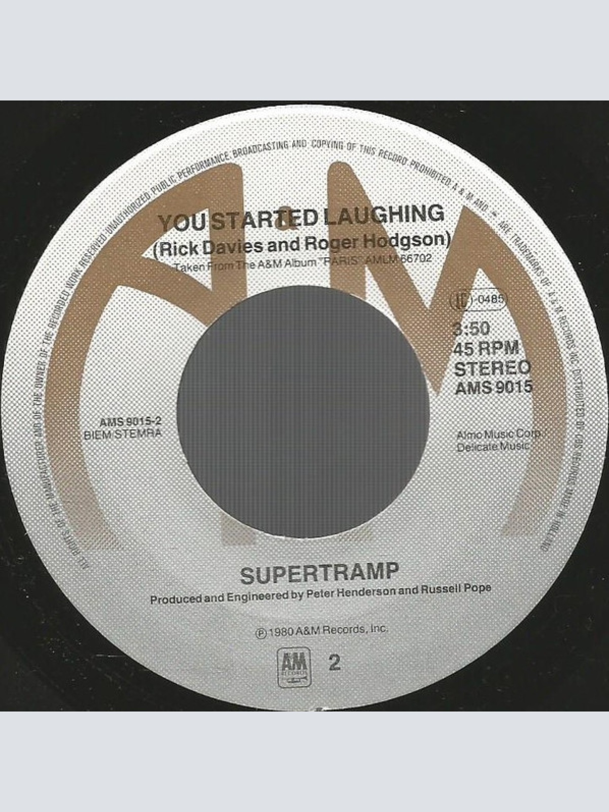 Vinyl / Supertramp - Dreamer