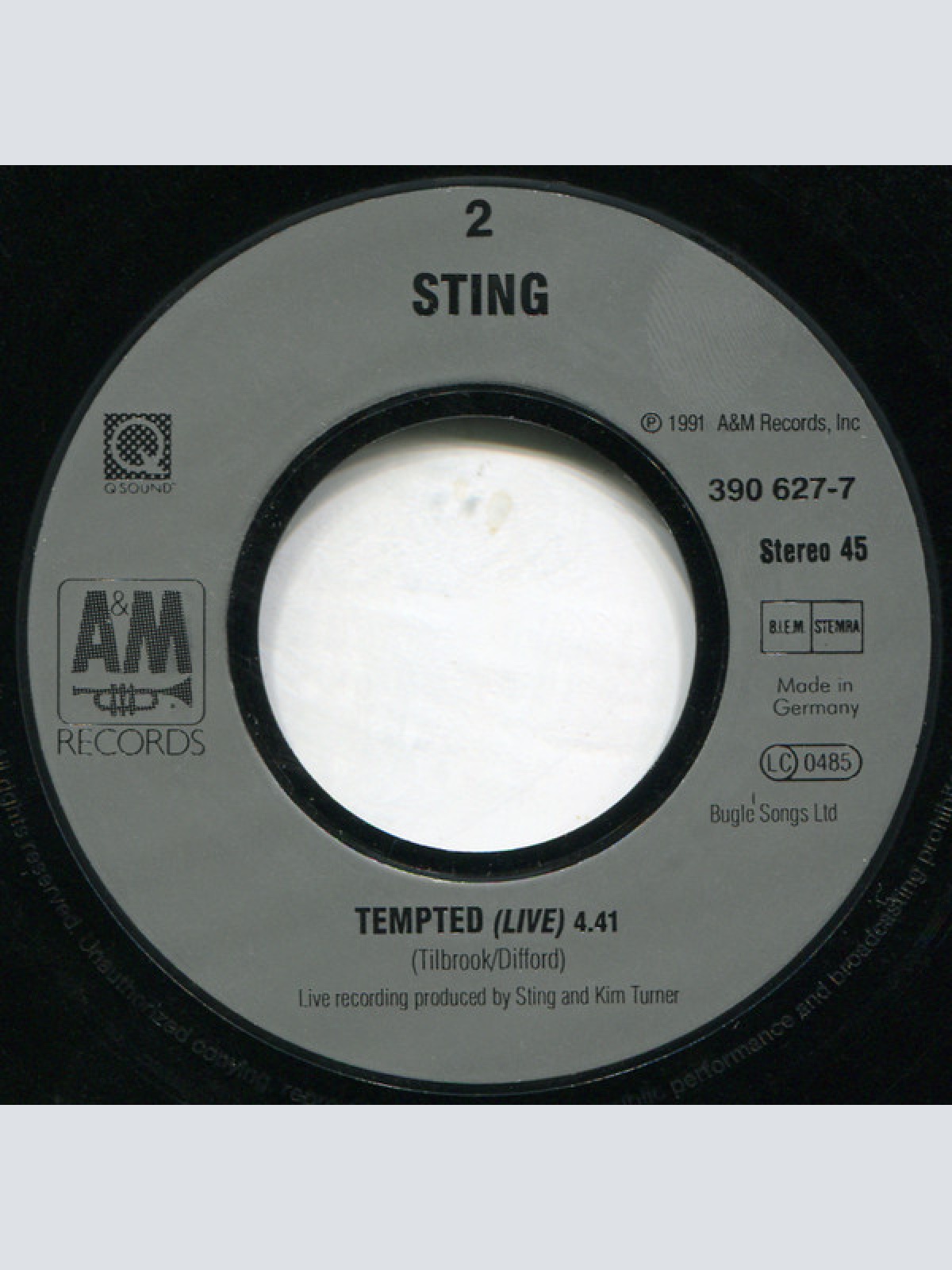 Vinyl / Sting - Mad About You