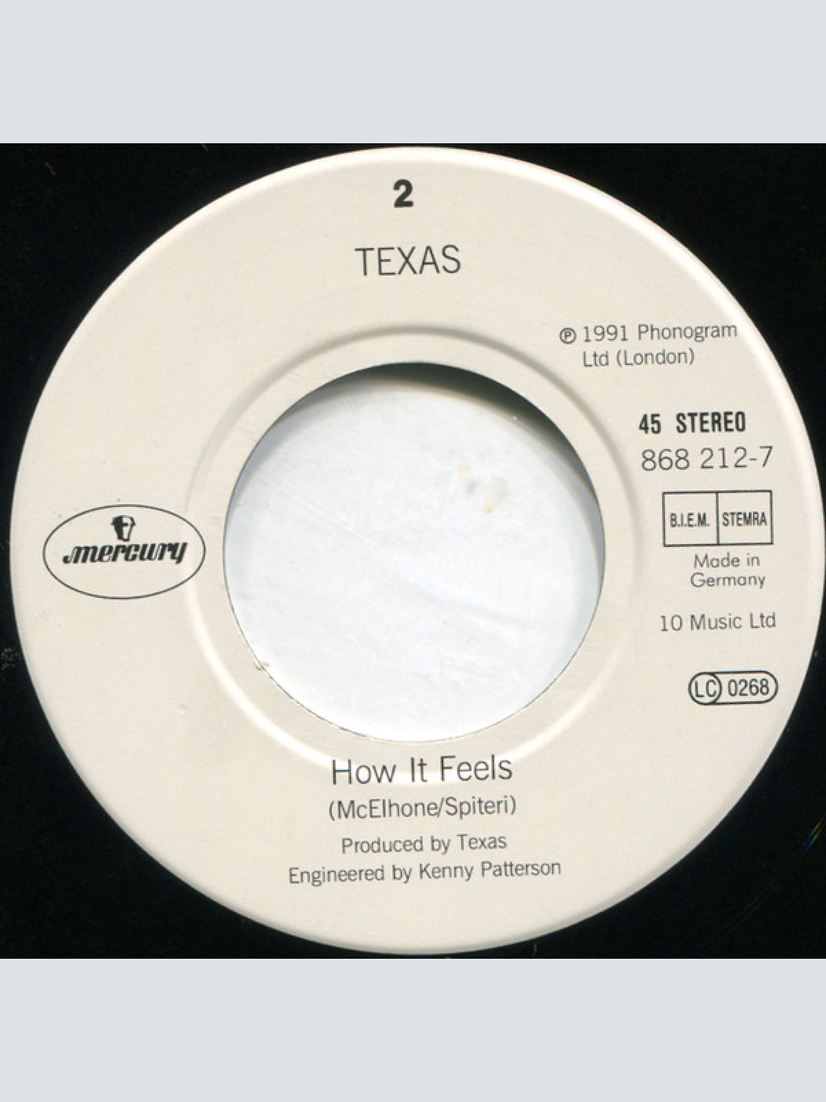 Vinyl / Texas - Why Believe In You