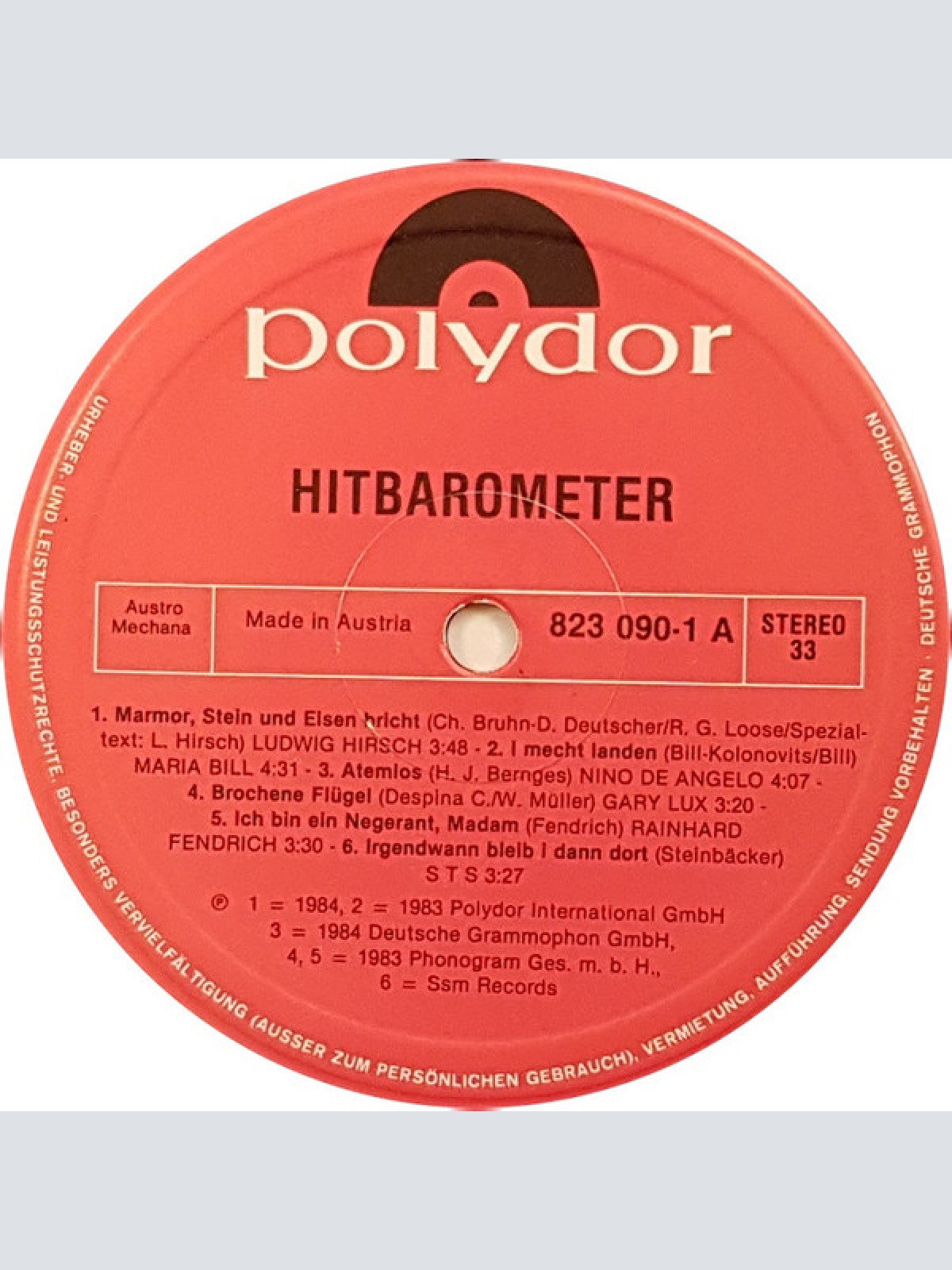 Vinyl / Various - Hit Barometer