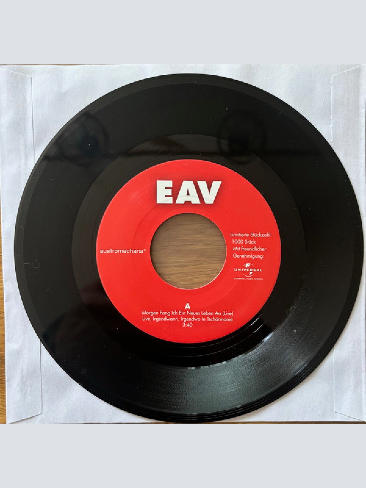 Vinyl / EAV* - Morgen Fang Ich Ein Neues Leben An (Live) Live, Irgendwann, Irgendwo In Tschörmanie