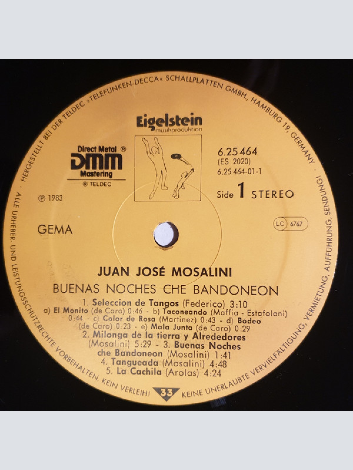 Vinyl / Juan José Mosalini* - Buenas Noches Che Bandoneon
