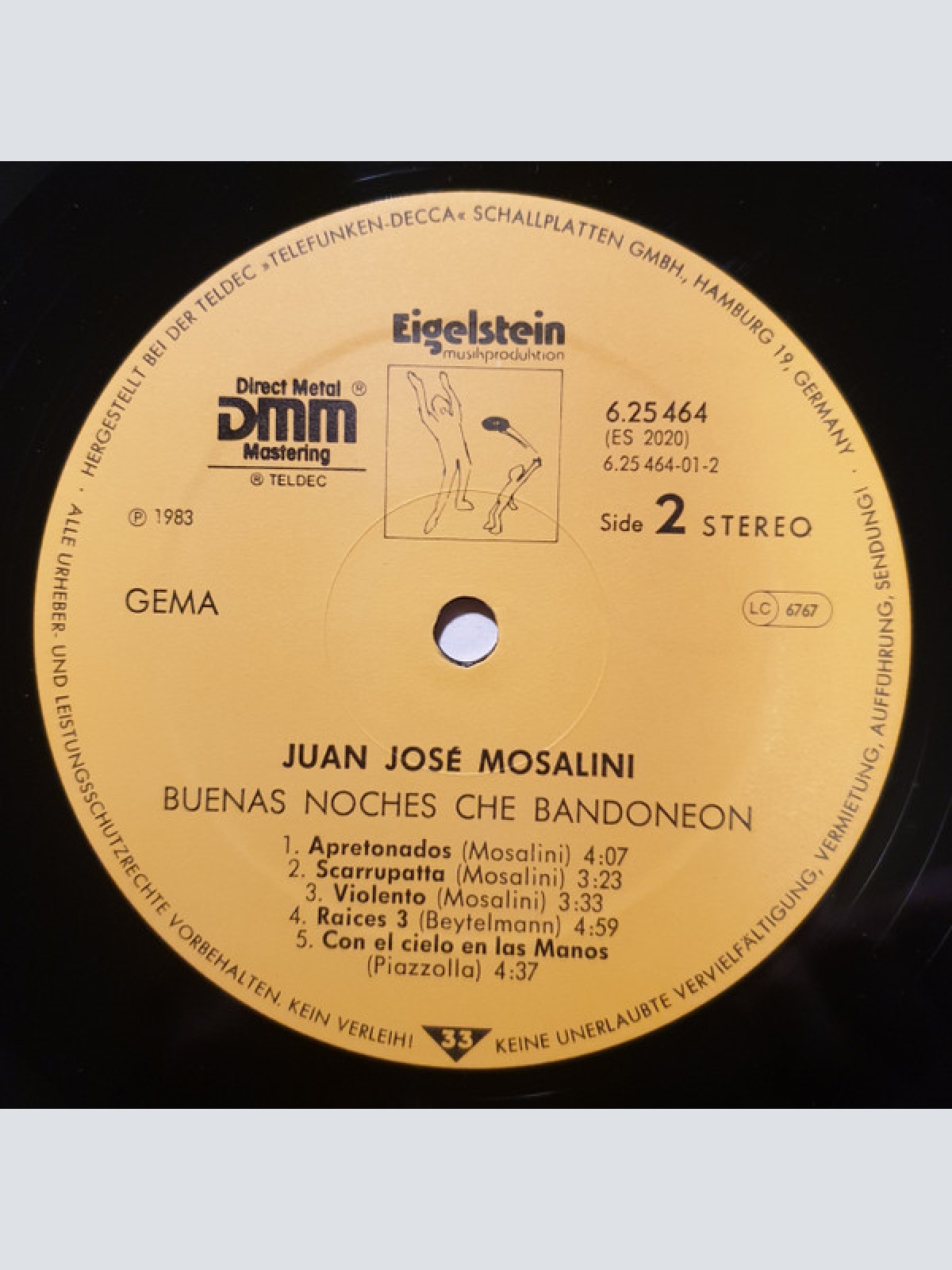 Vinyl / Juan José Mosalini* - Buenas Noches Che Bandoneon