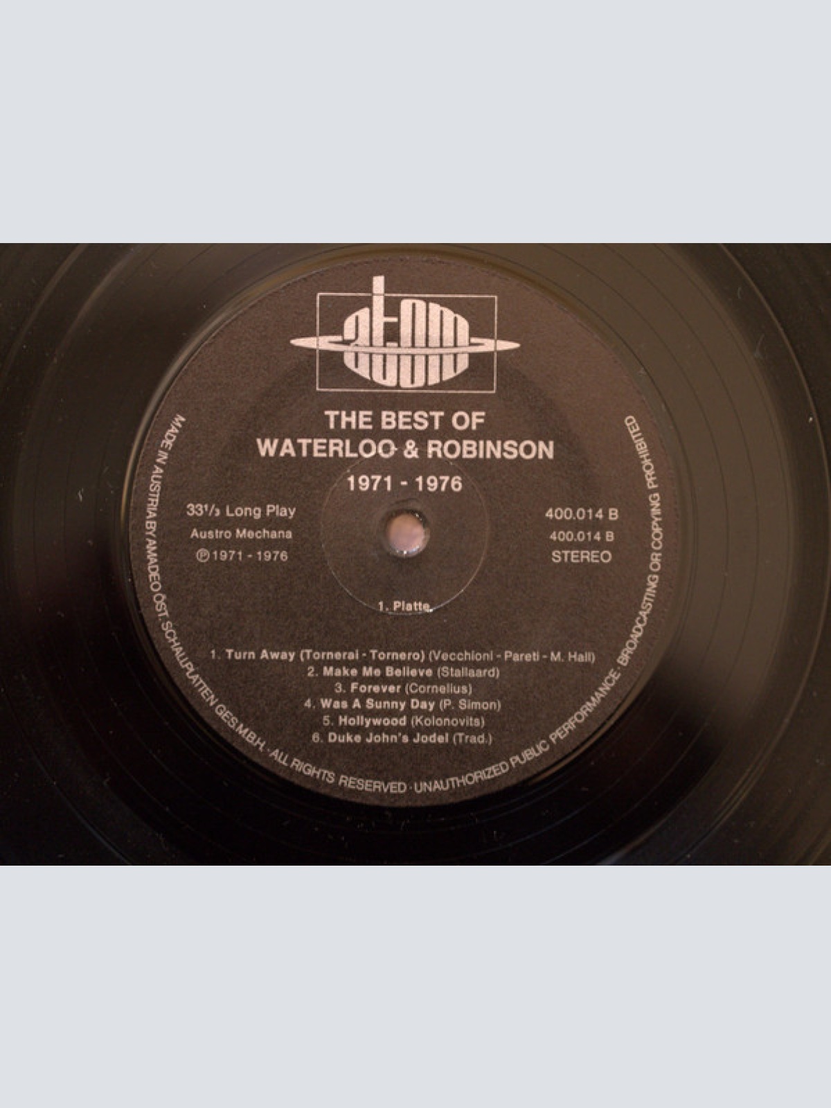 Vinyl / Waterloo & Robinson - The Best Of Waterloo & Robinson 1971 - 1976