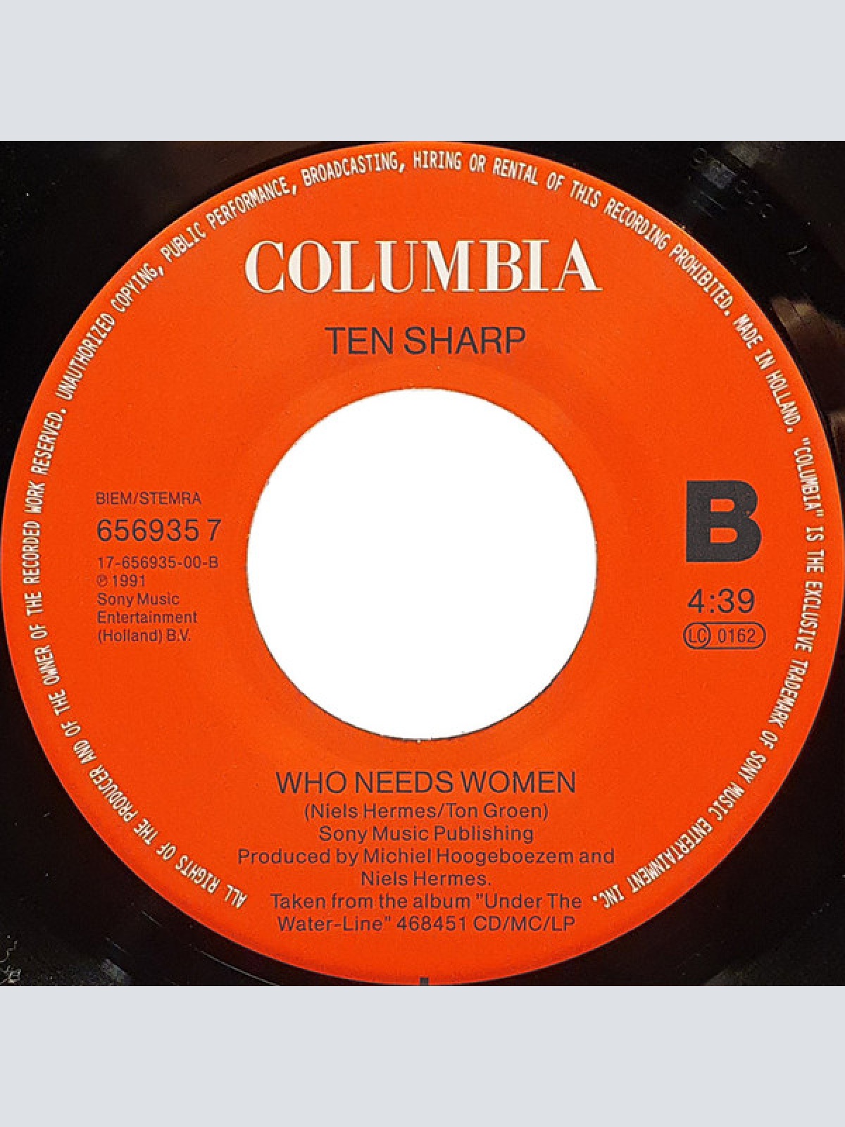 Vinyl / Ten Sharp - Ain't My Beating Heart