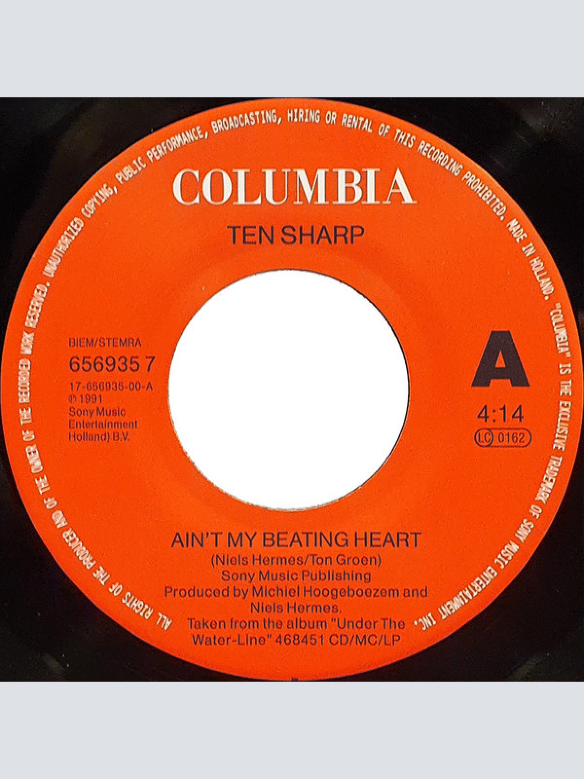 Vinyl / Ten Sharp - Ain't My Beating Heart