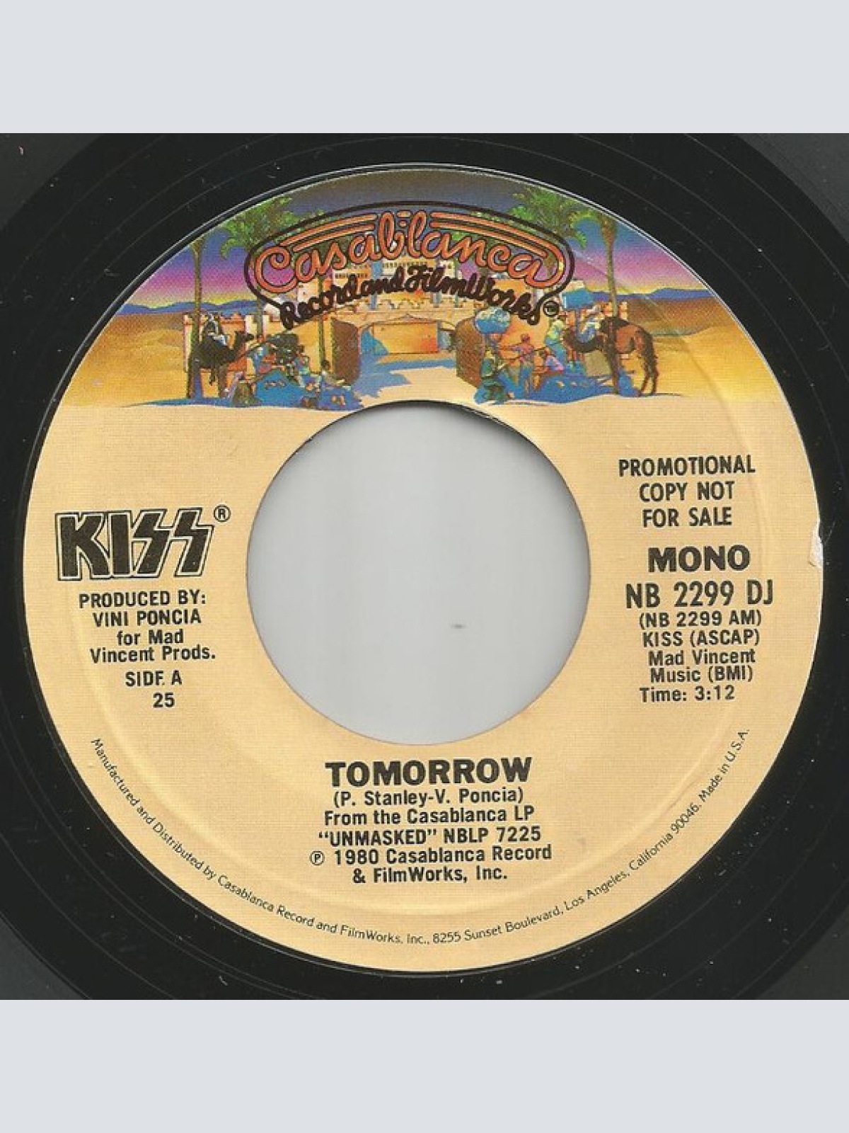 Vinyl / Kiss - Tomorrow