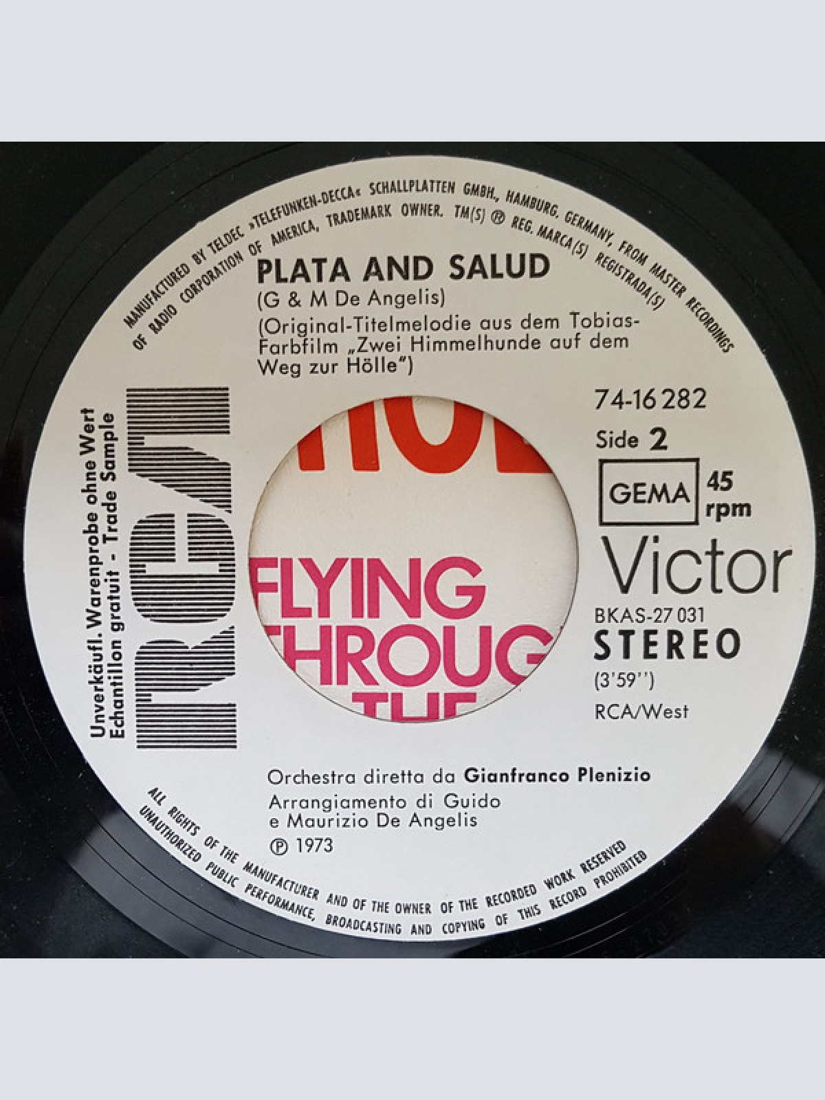 Vinyl / Oliver Onions - Flying Through The Air / Plata And Salud