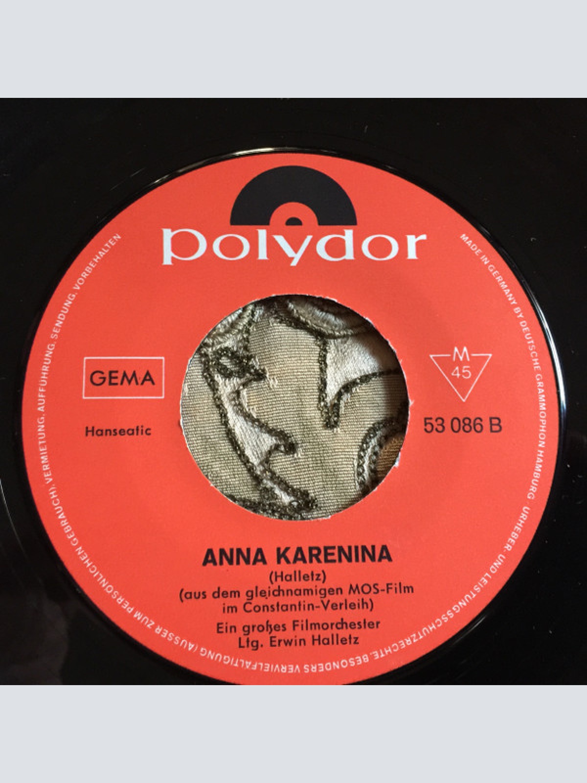 Vinyl / Erwin Halletz - Ball In Der Russischen Botschaft / Anna Karenina (Aus Dem MOS-Film "Anna Karenina" Im Constantin-Verleih)