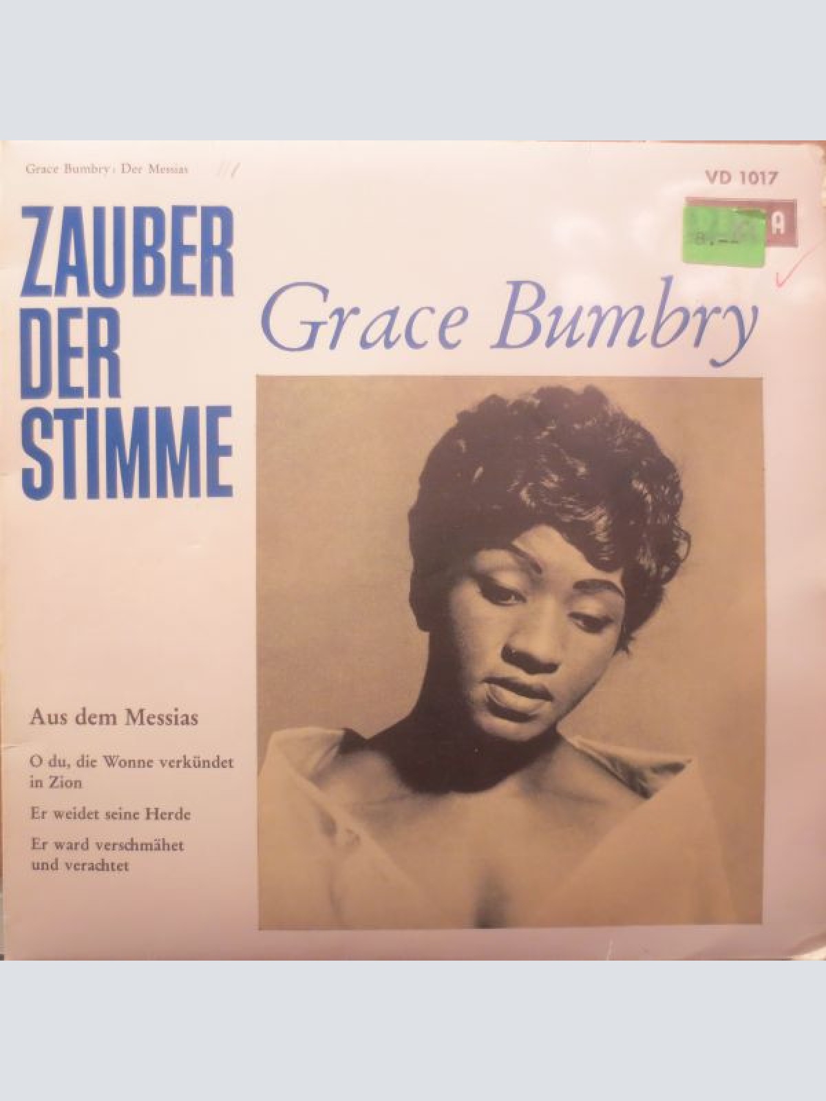 Vinyl / Grace Bumbry, Londoner Symphonie-Orchester*, Sir Adrian Boult - Aus Dem Messias