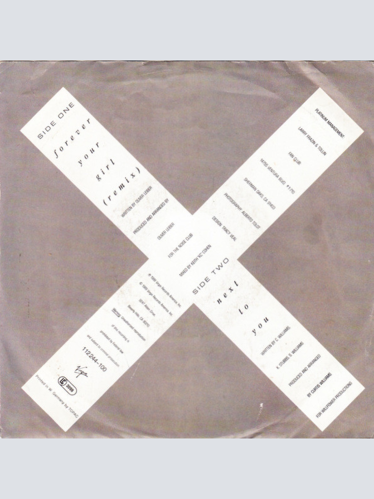 Vinyl / Paula Abdul - Forever Your Girl