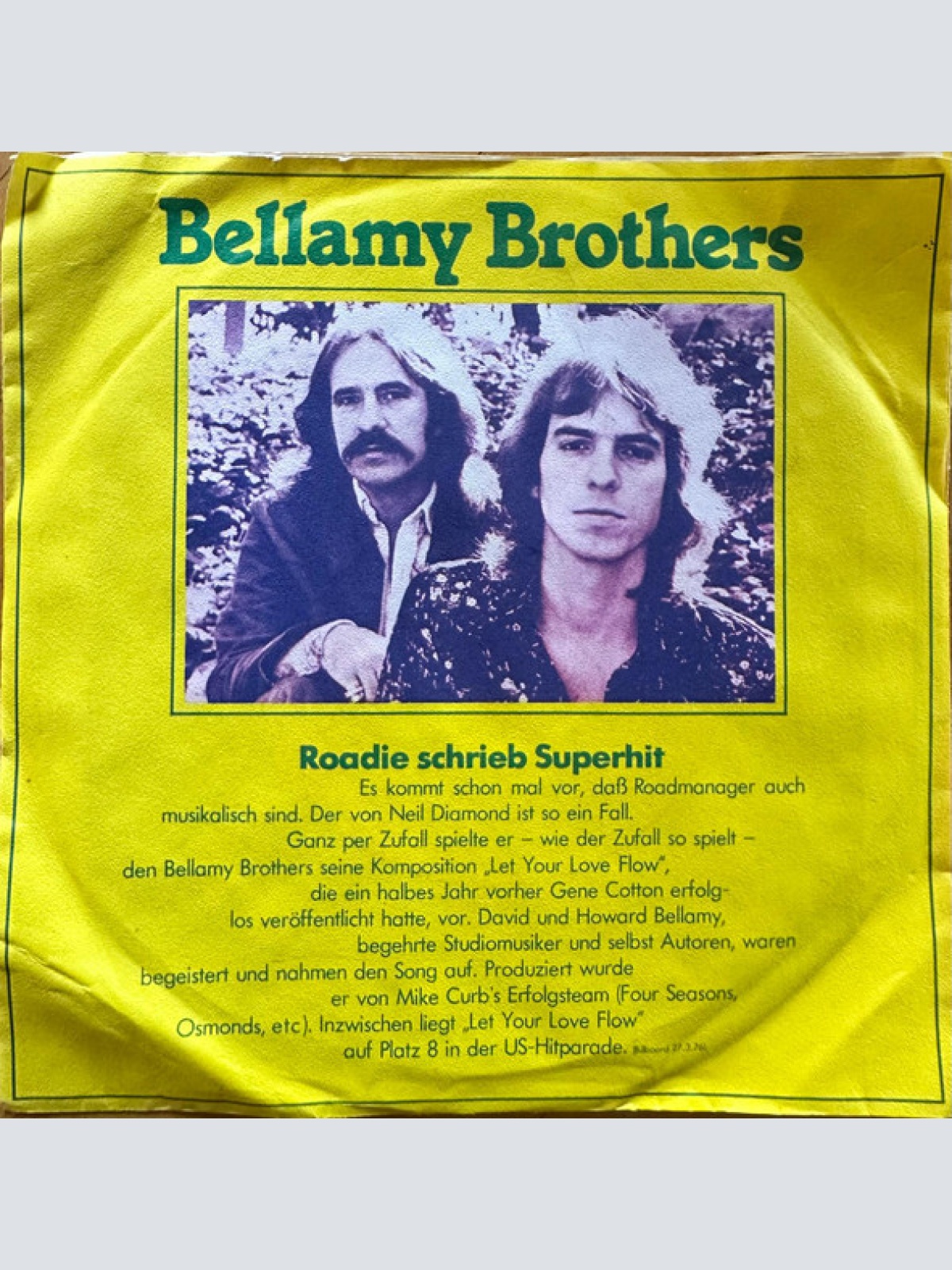 Vinyl / Bellamy Brothers - Let Your Love Flow