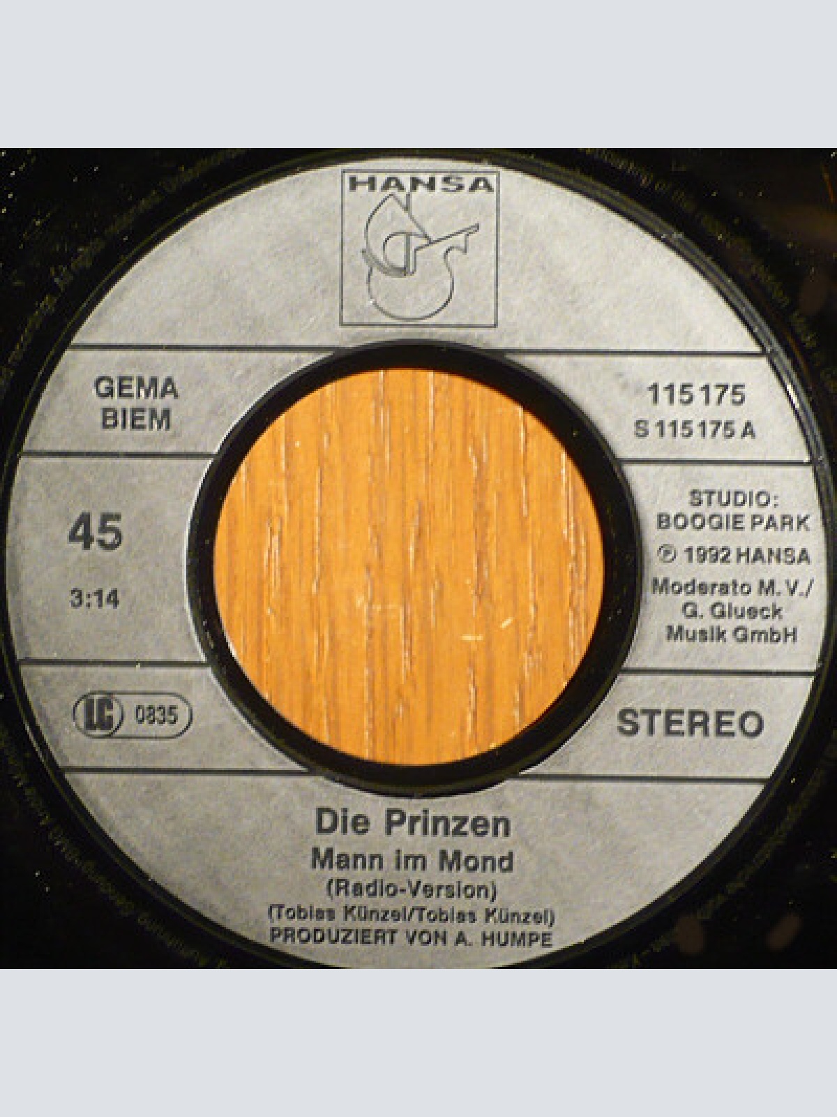 Vinyl / Die Prinzen - Mann Im Mond