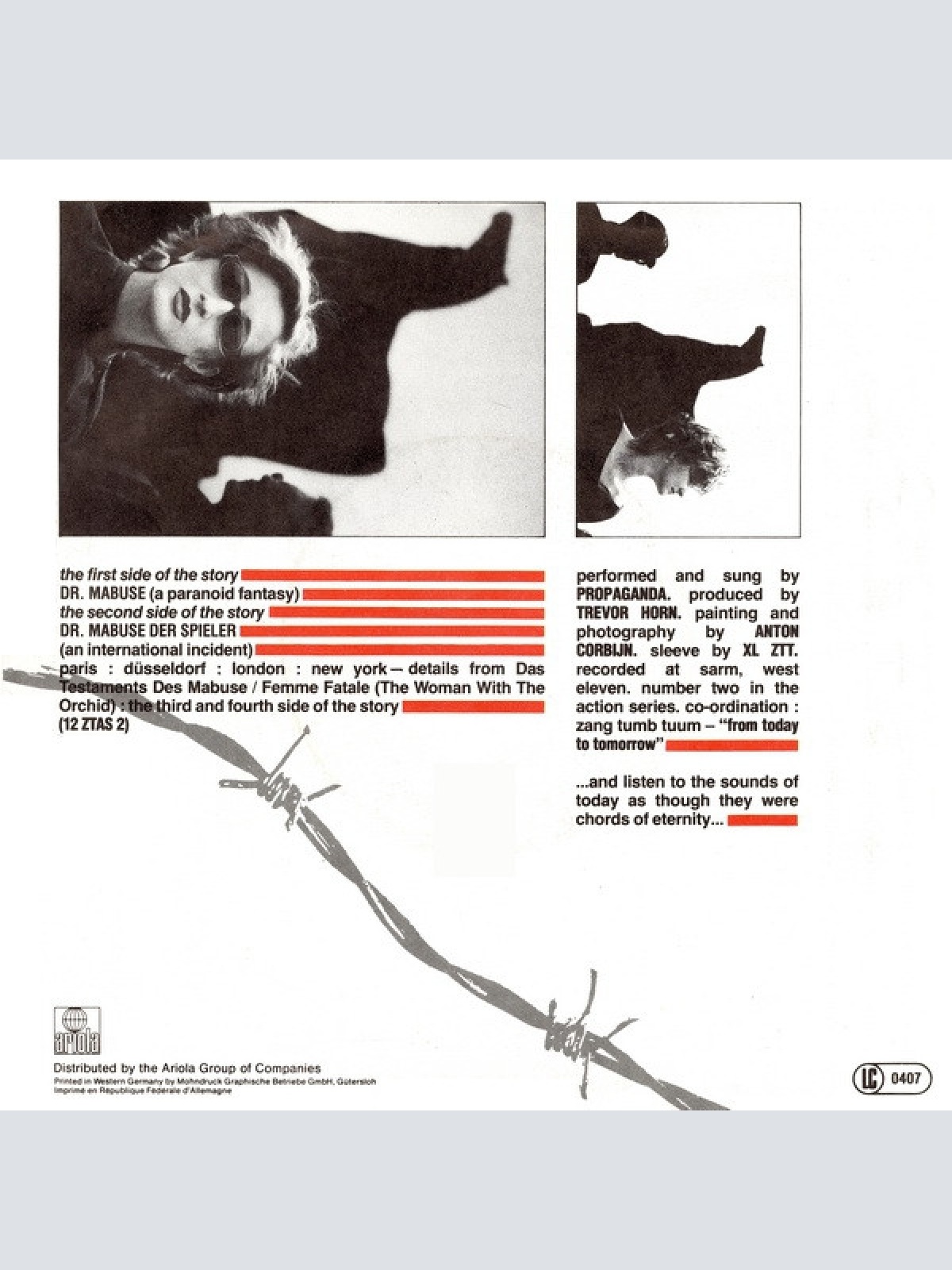 Vinyl / Propaganda - Dr. Mabuse