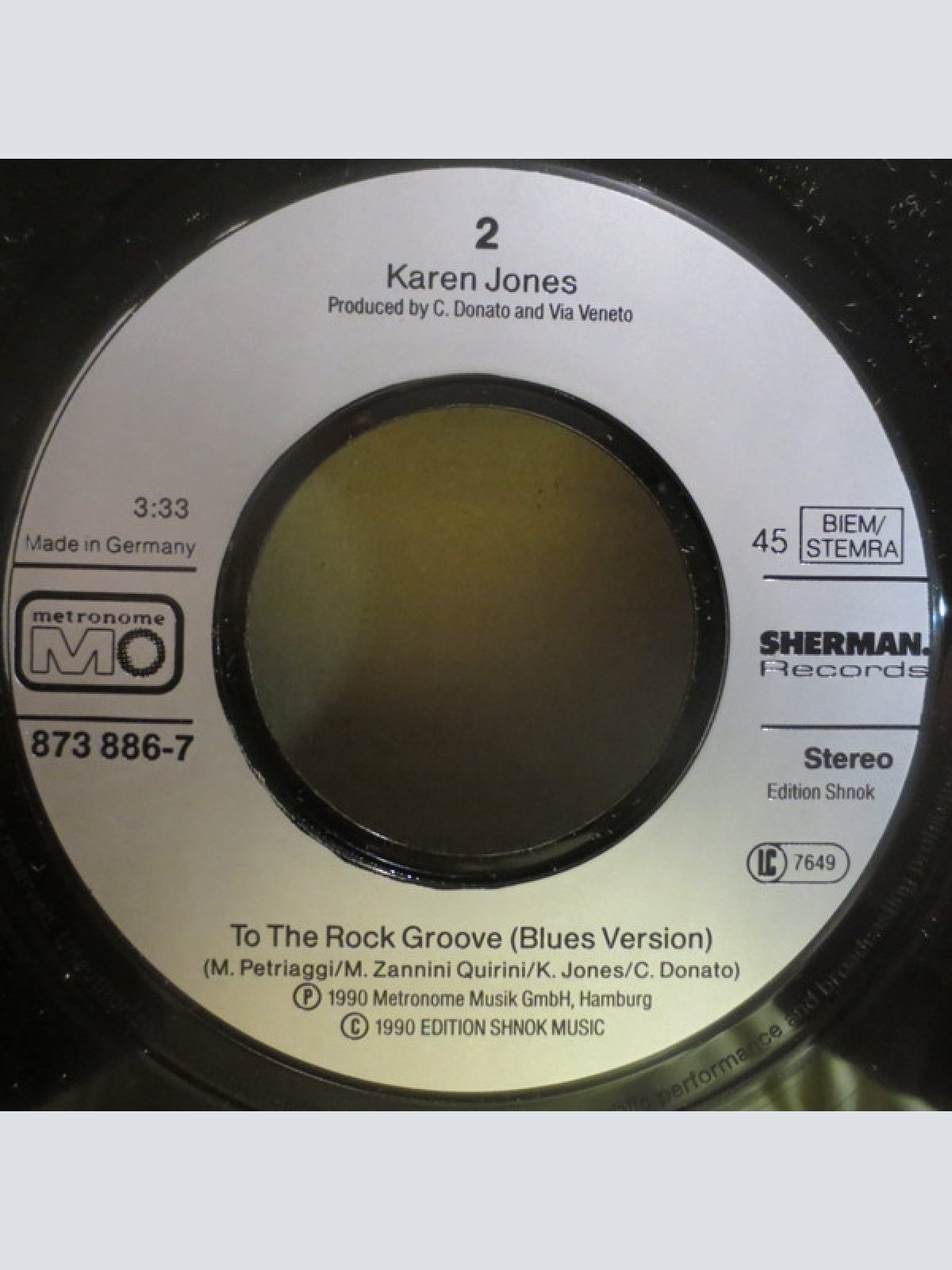Vinyl / Karen Jones - To The Rock Groove