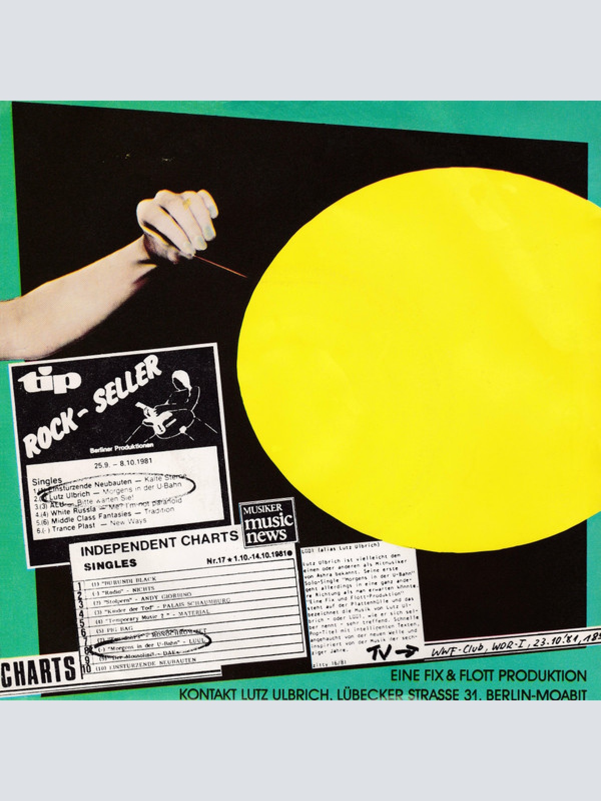 Vinyl / Lutz 'Lüül' Ulbrich* - Morgens In Der U-Bahn / Disco Diva