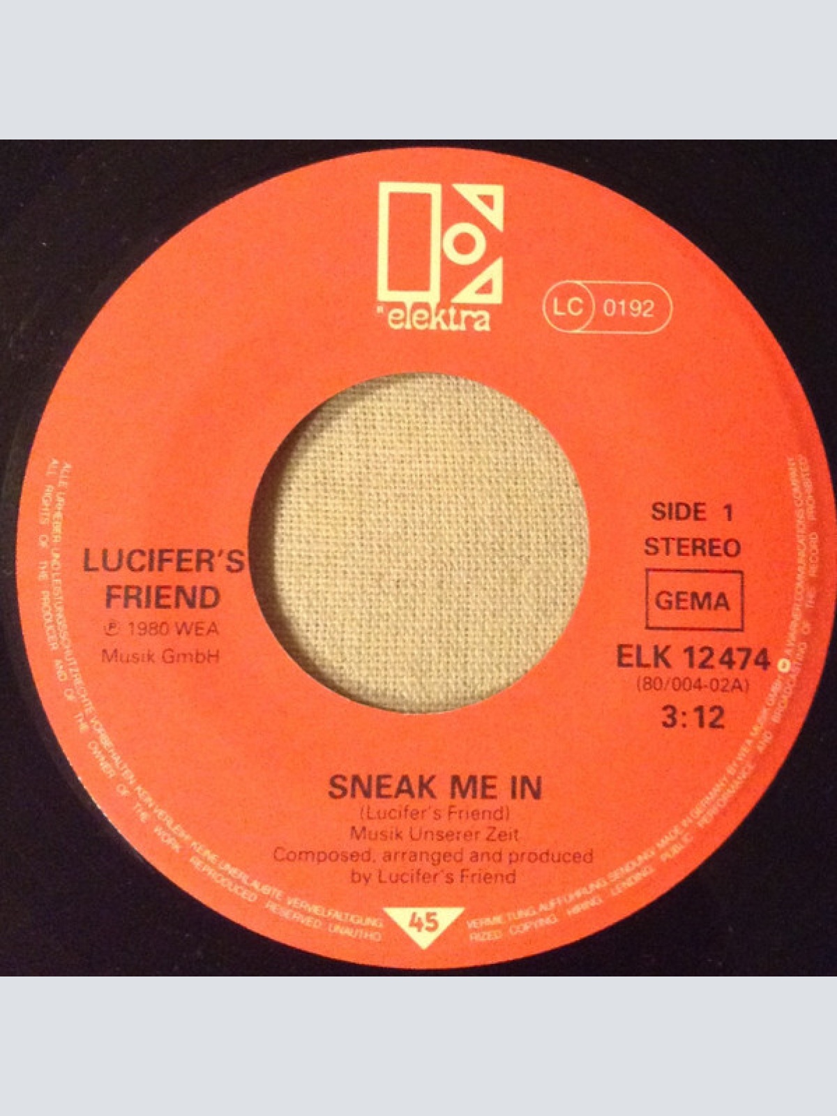 Vinyl / Lucifer's Friend - Sneak Me In