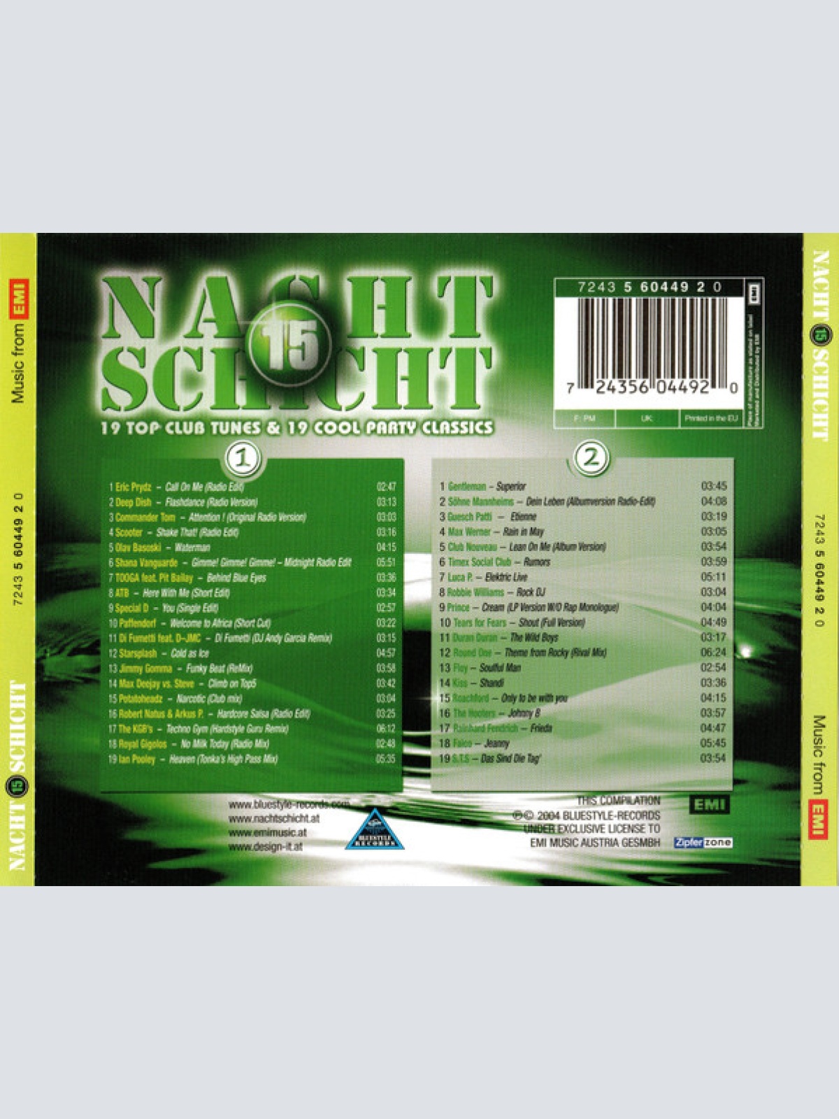 CD / Various - Nachtschicht Vol. 15