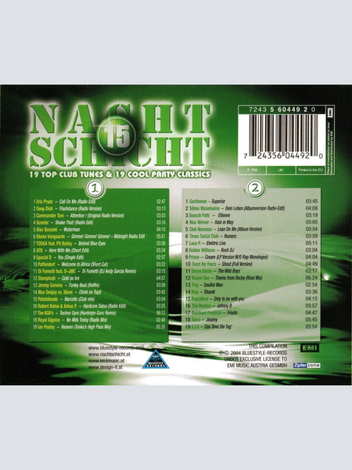 CD / Various - Nachtschicht Vol. 15