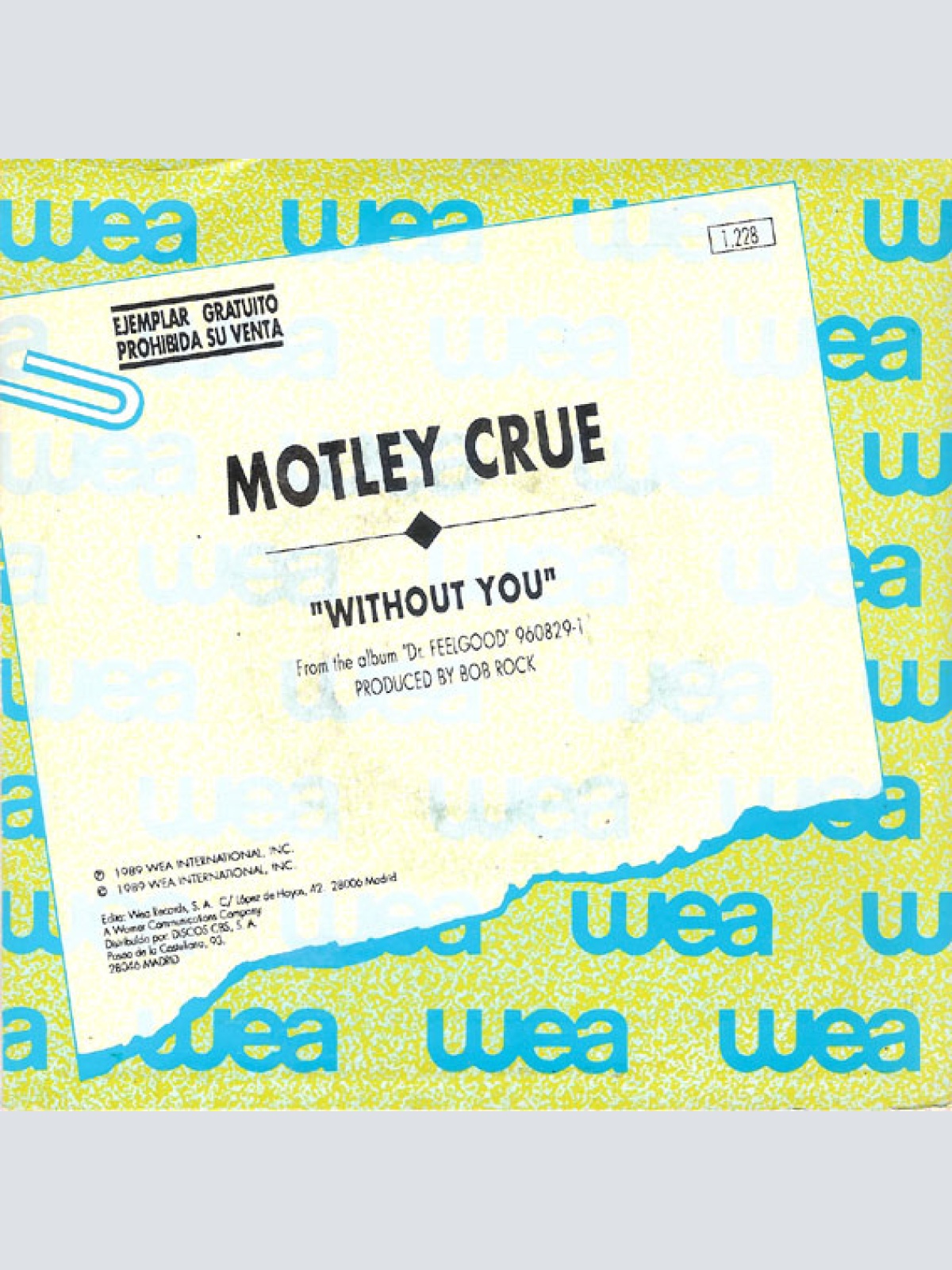 Vinyl / Motley Crue* - Without You
