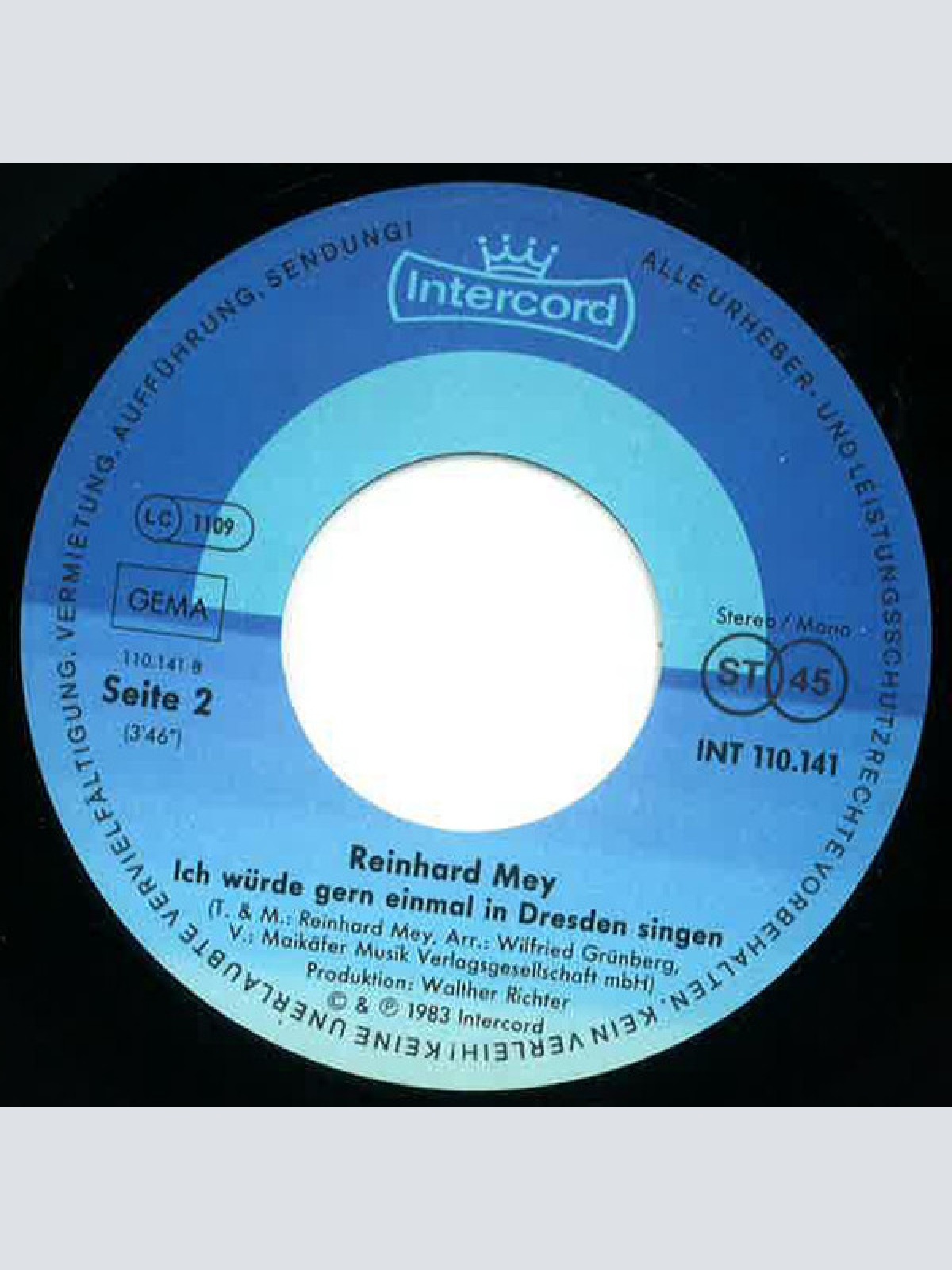 Vinyl / Reinhard Mey - Was In Der Zeitung Steht