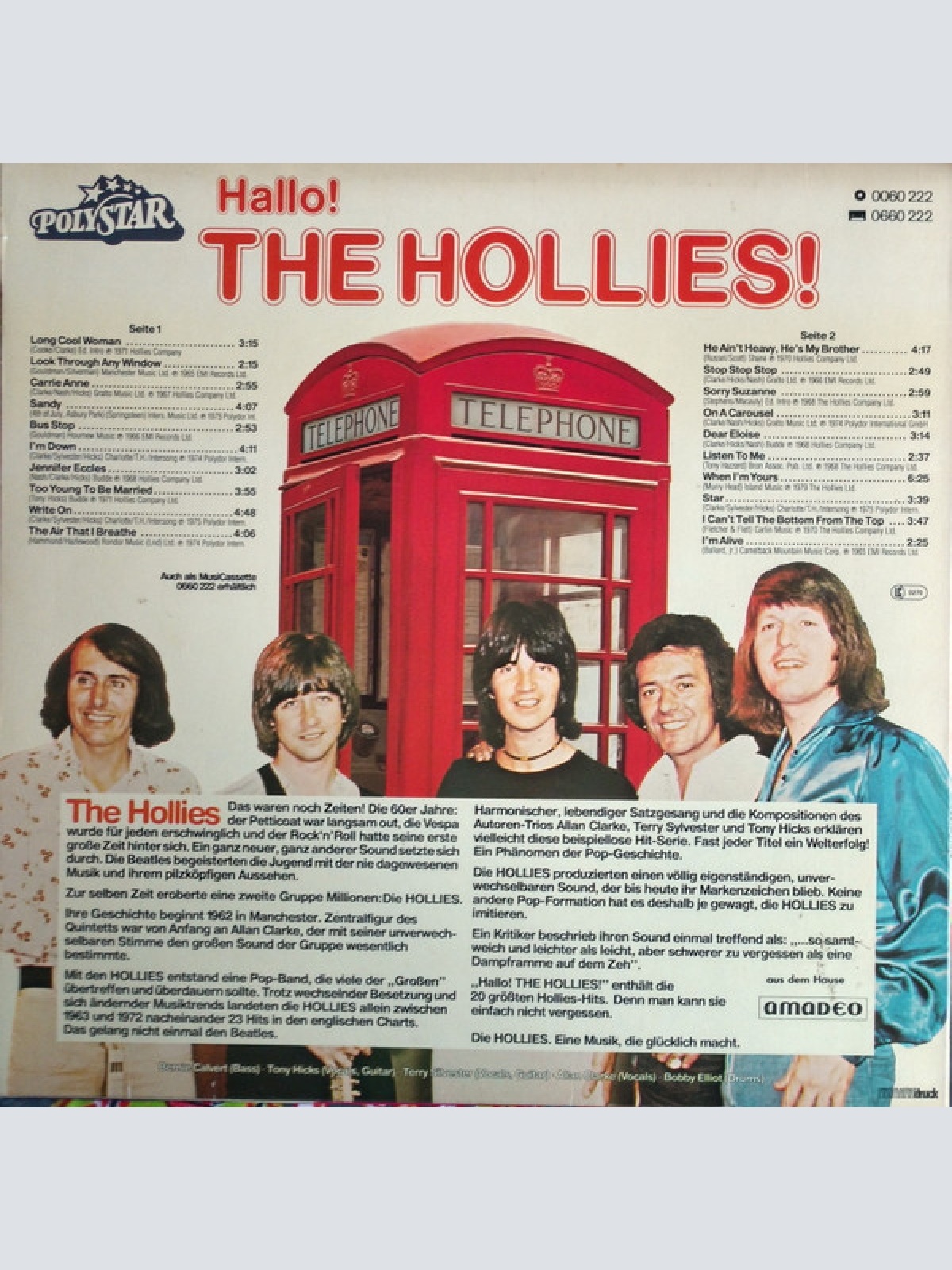 Vinyl / The Hollies - Hallo, The Hollies