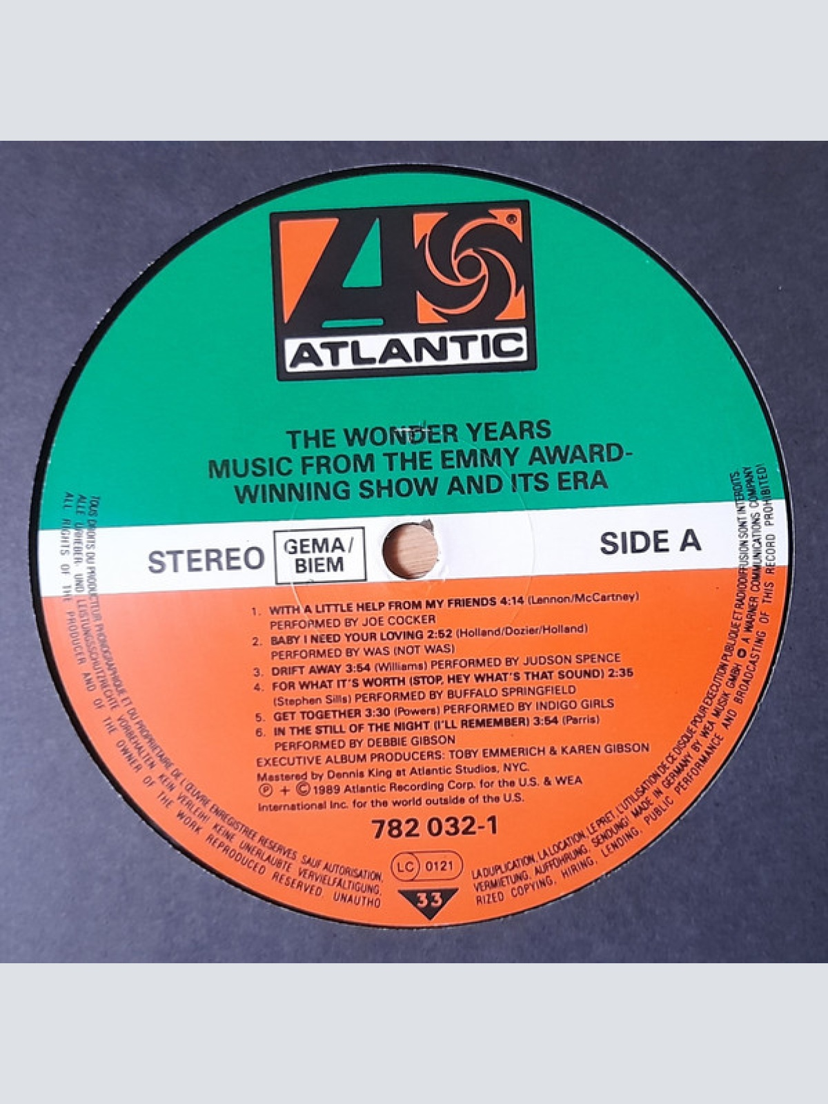 Vinyl / Various - The Wonder Years (Music From The Emmy Award-Winning Show And Its Era)