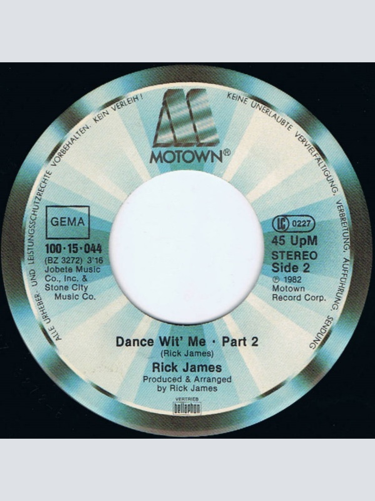 Vinyl / Rick James - Dance Wit' Me