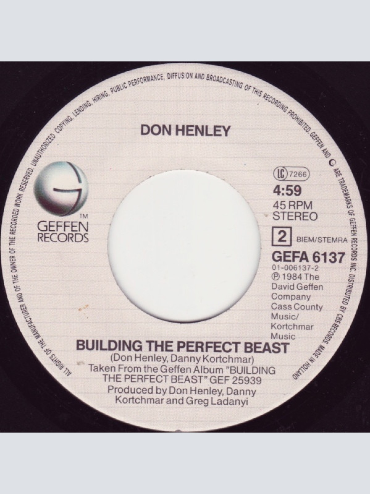 Vinyl / Don Henley - All She Wants To Do Is Dance