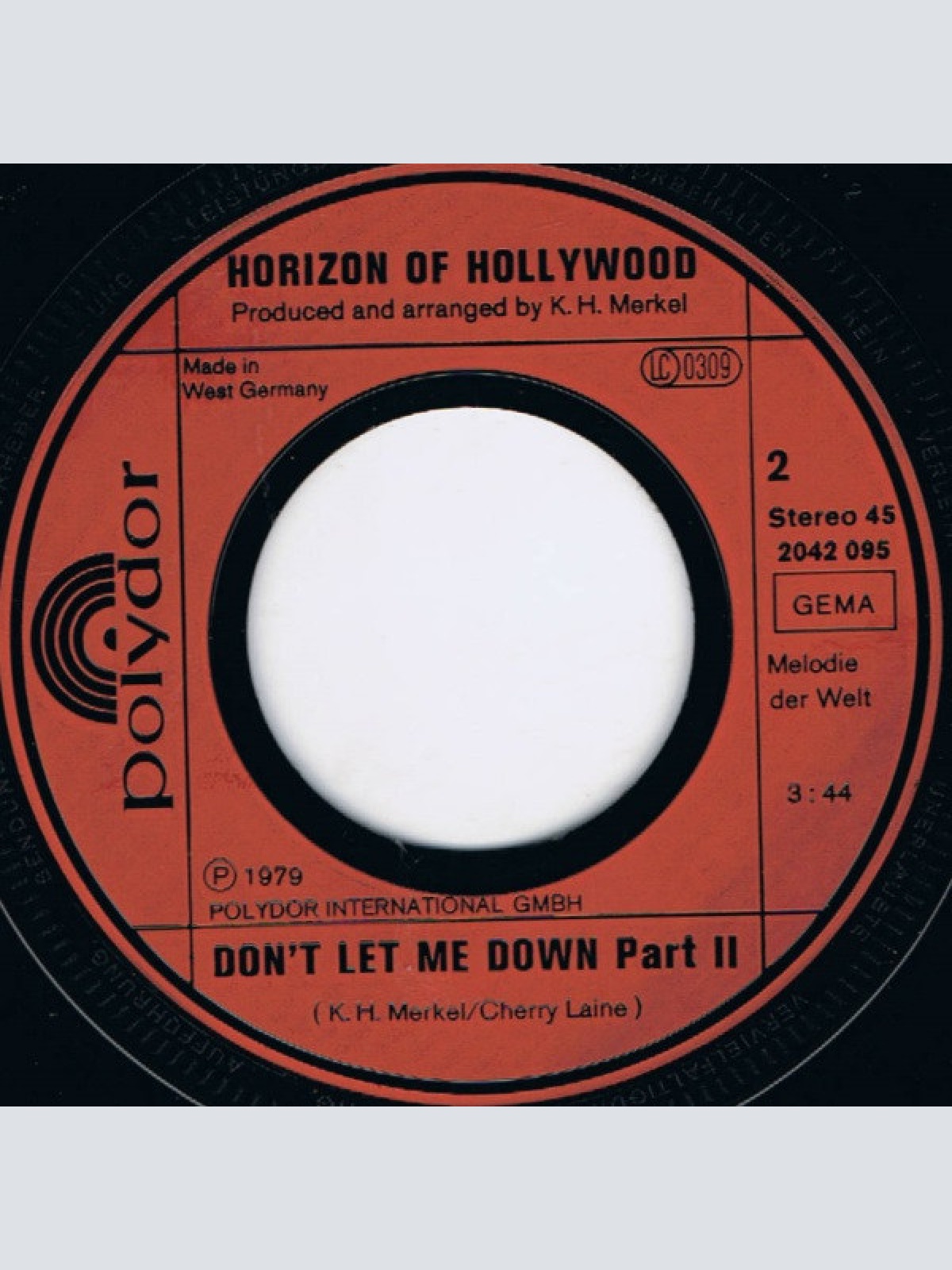 Vinyl / Horizon Of Hollywood - Don't Let Me Down (Part 1 & 2)