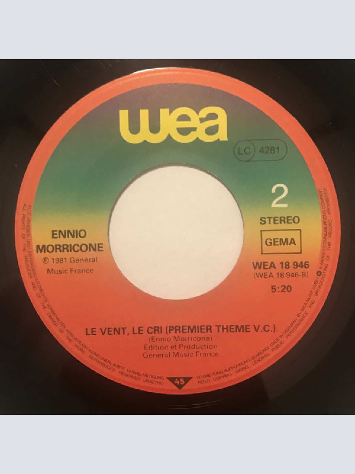 Vinyl / Ennio Morricone - Der Profi