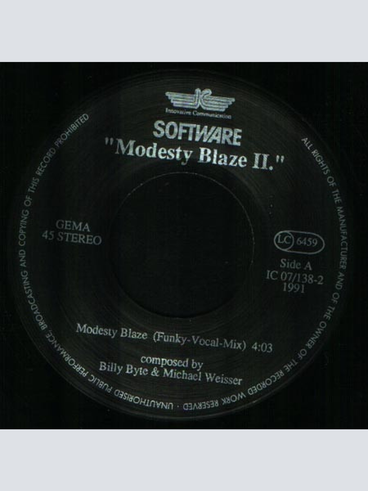 Vinyl / Software - Modesty-Blaze Vol. II