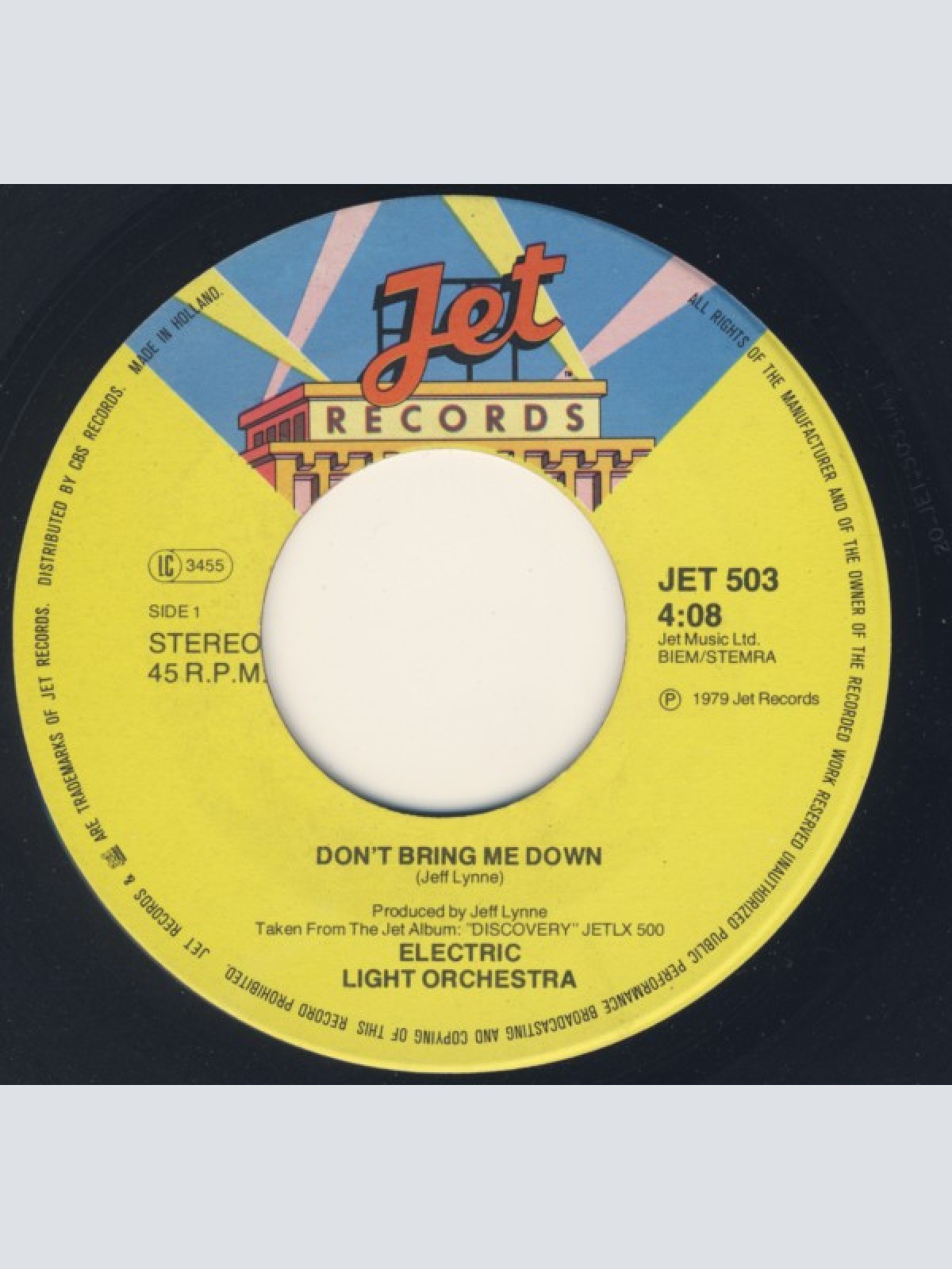 Vinyl / The Electric Light Orchestra* - Don't Bring Me Down