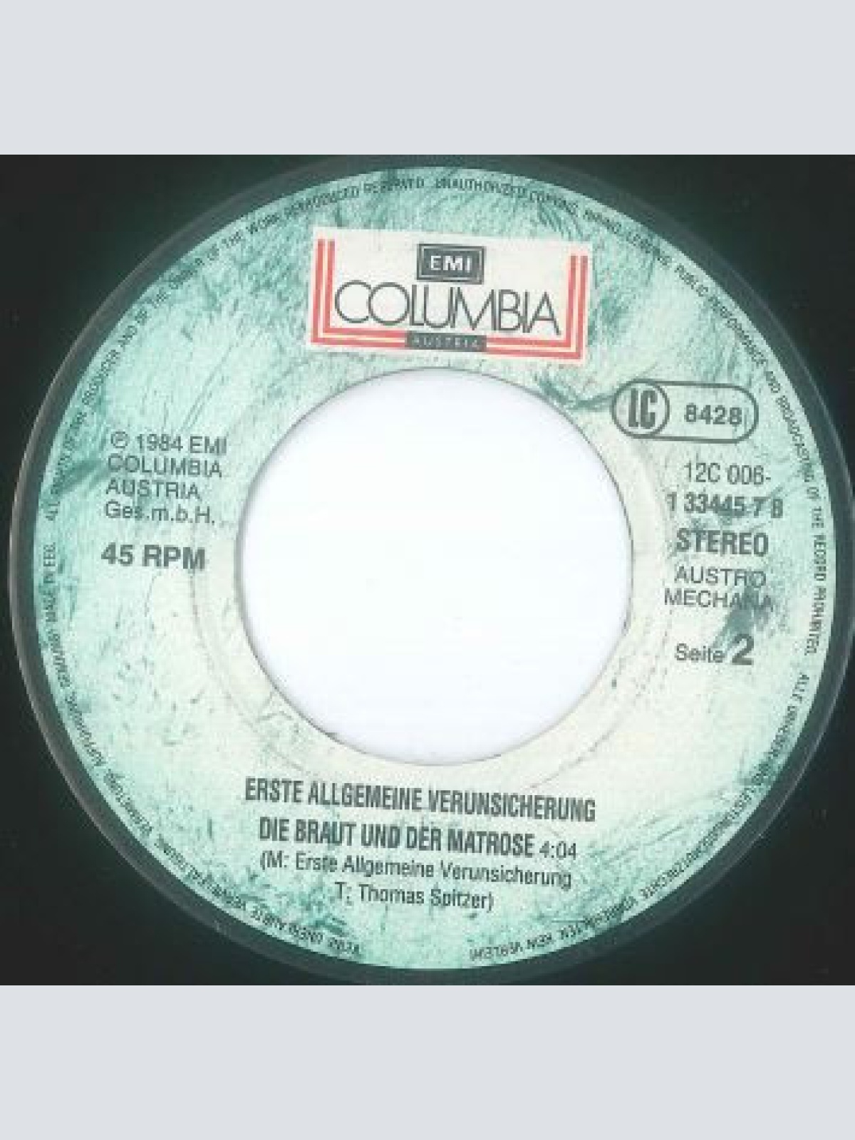 Vinyl / Erste Allgemeine Verunsicherung* - Kann Denn Schwachsinn Sünde Sein...? (Spezieller Schwachsinns-Mix)