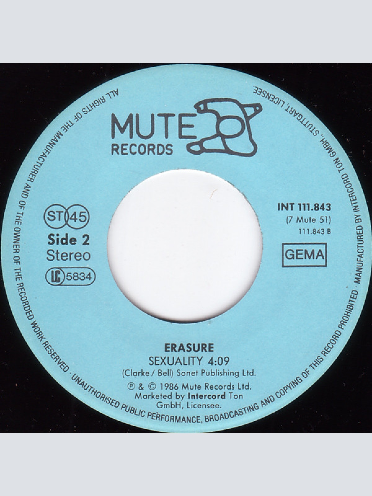 Vinyl / Erasure - Sometimes