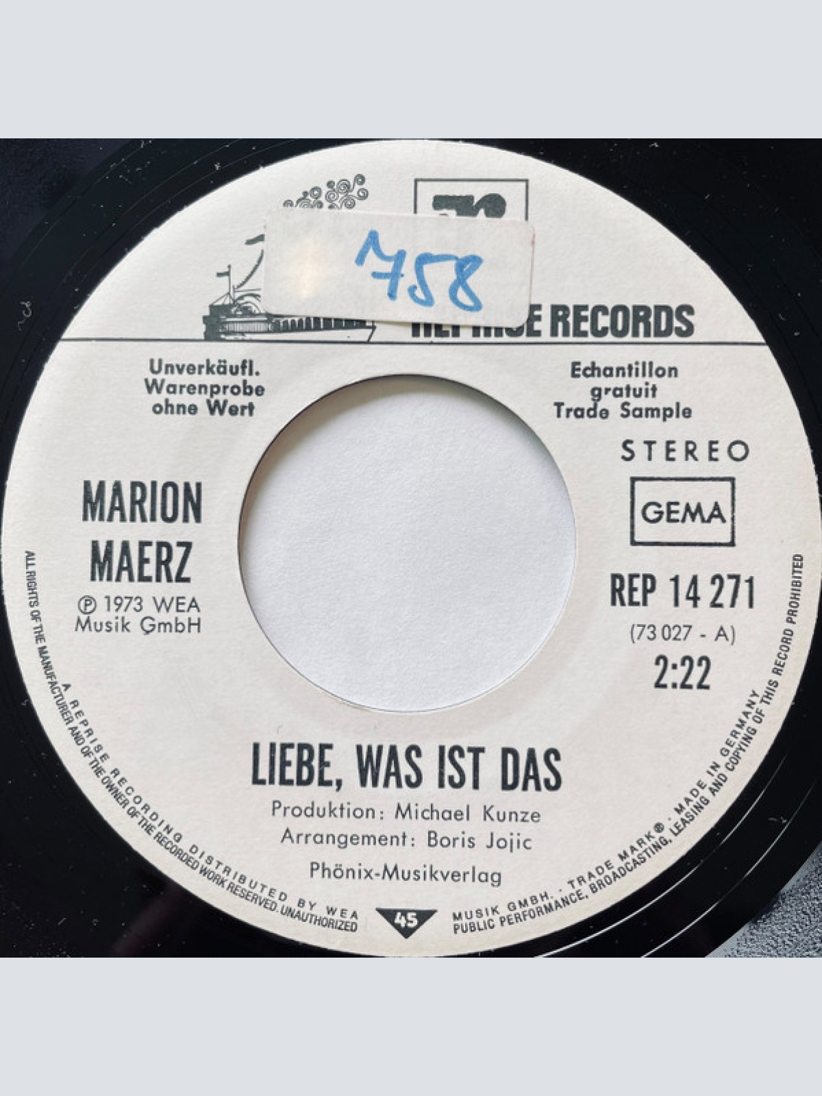 Vinyl / Marion Maerz - Liebe, Was Ist Das