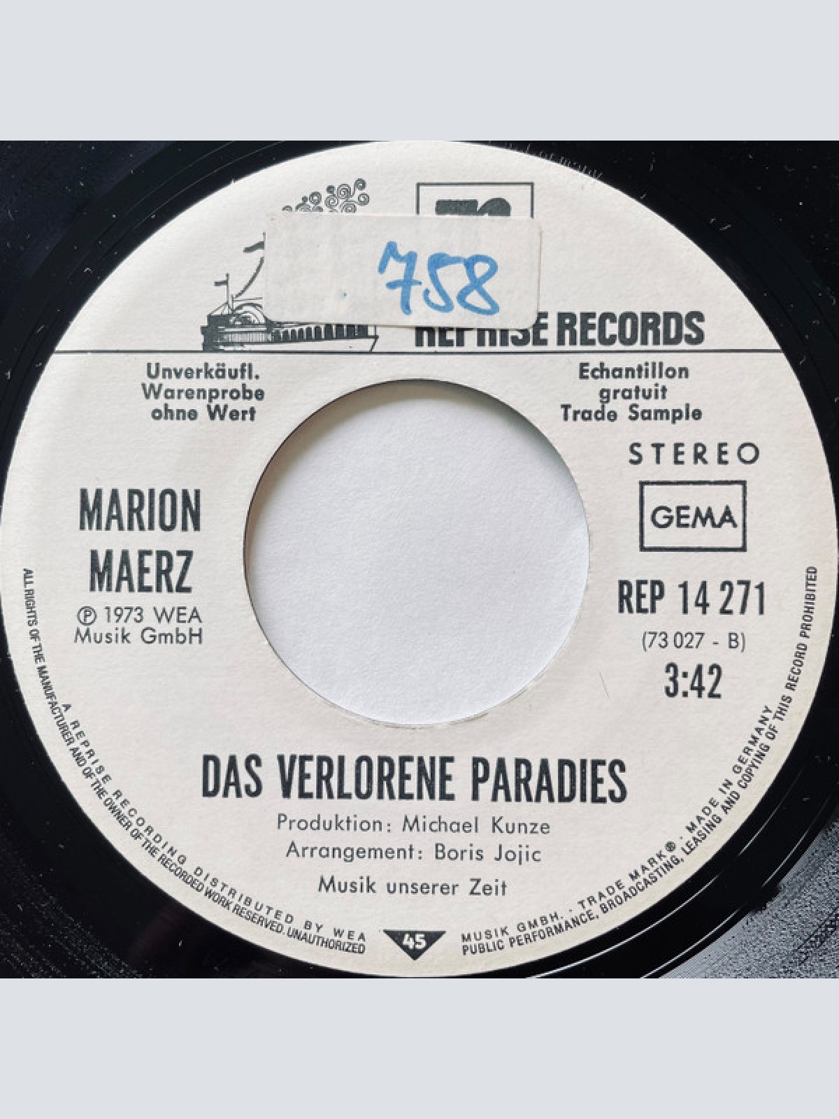Vinyl / Marion Maerz - Liebe, Was Ist Das