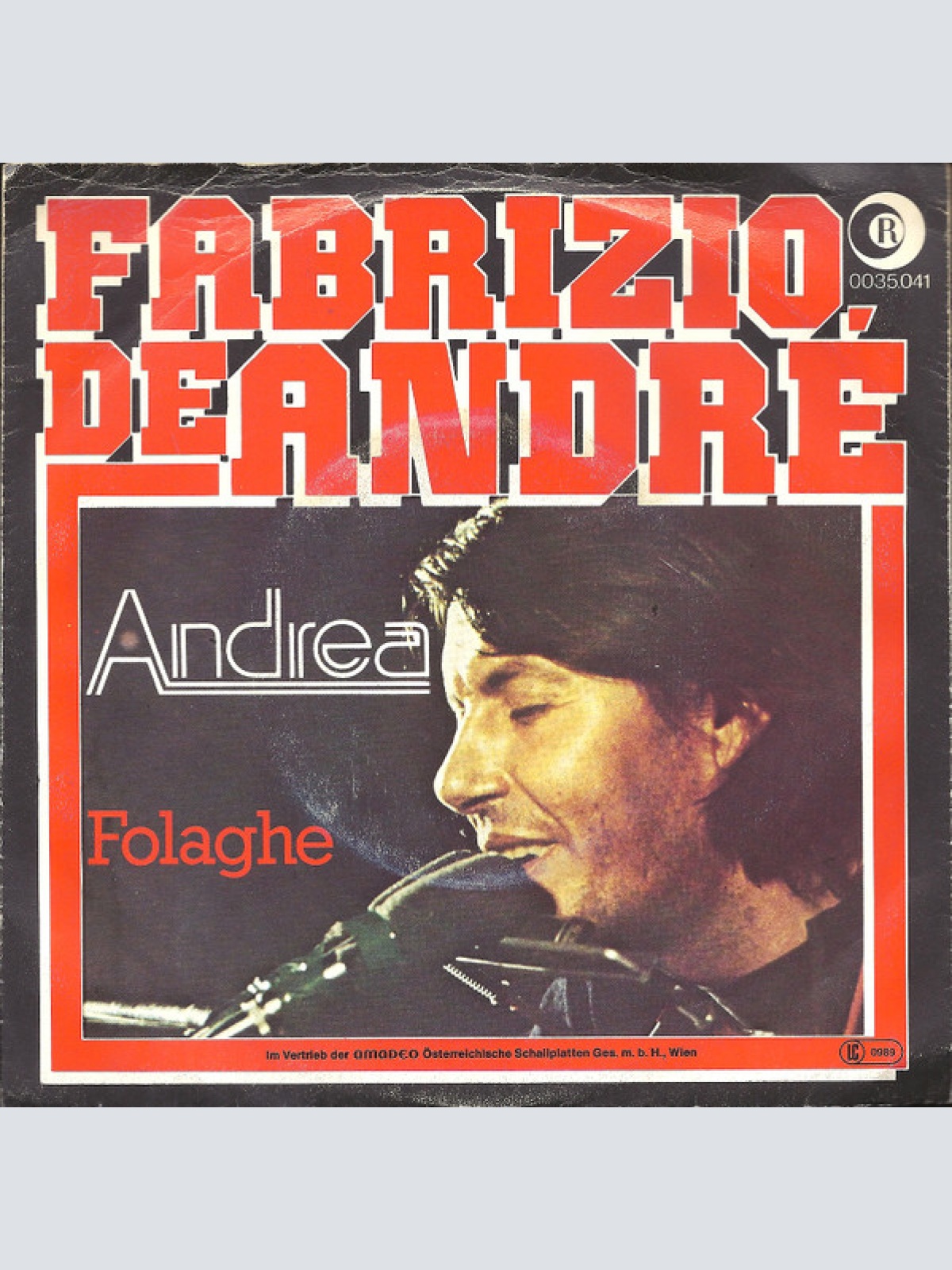 Vinyl / Fabrizio De André - Andrea