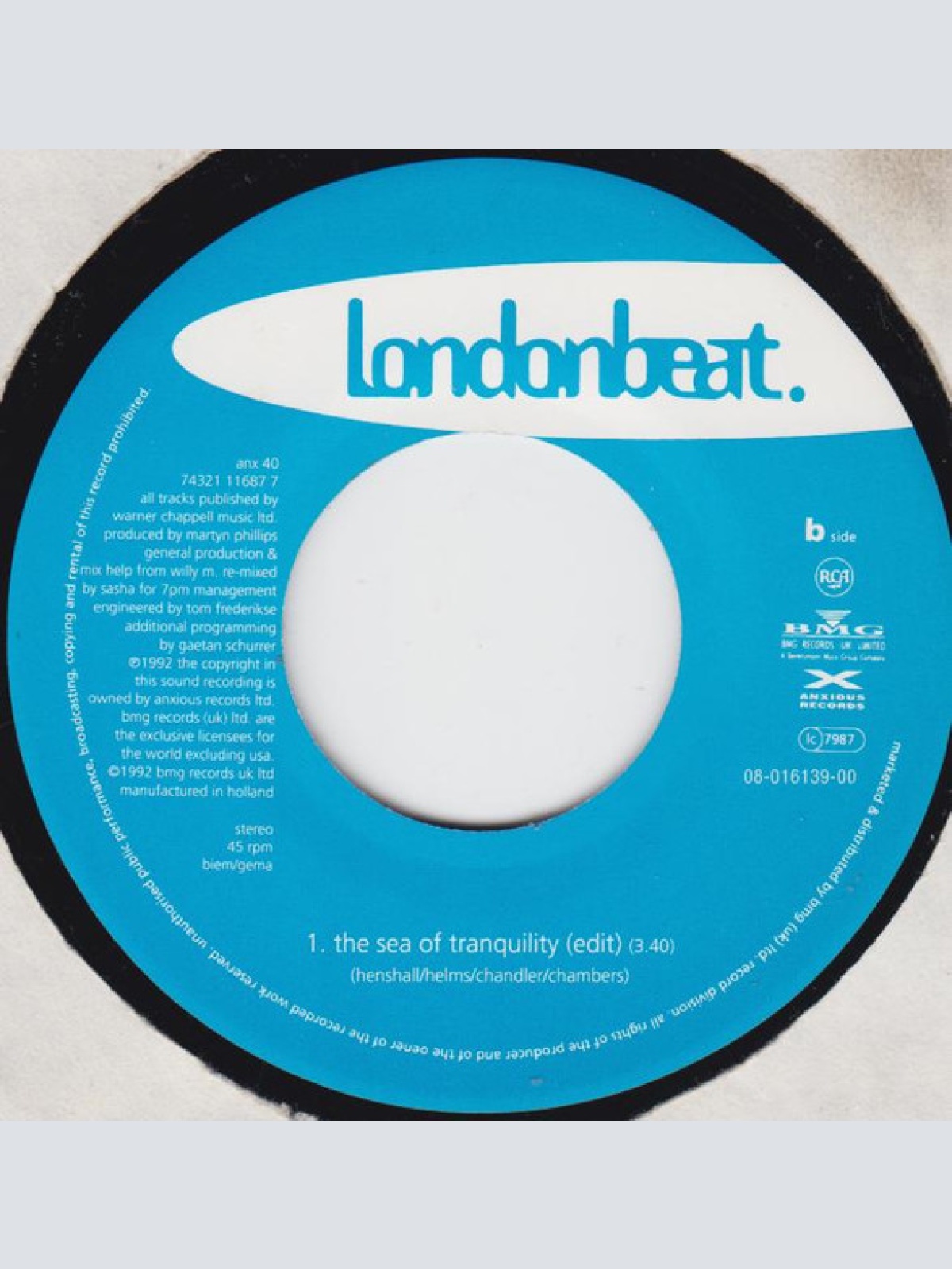 Vinyl / Londonbeat.* - That's How I Feel About You