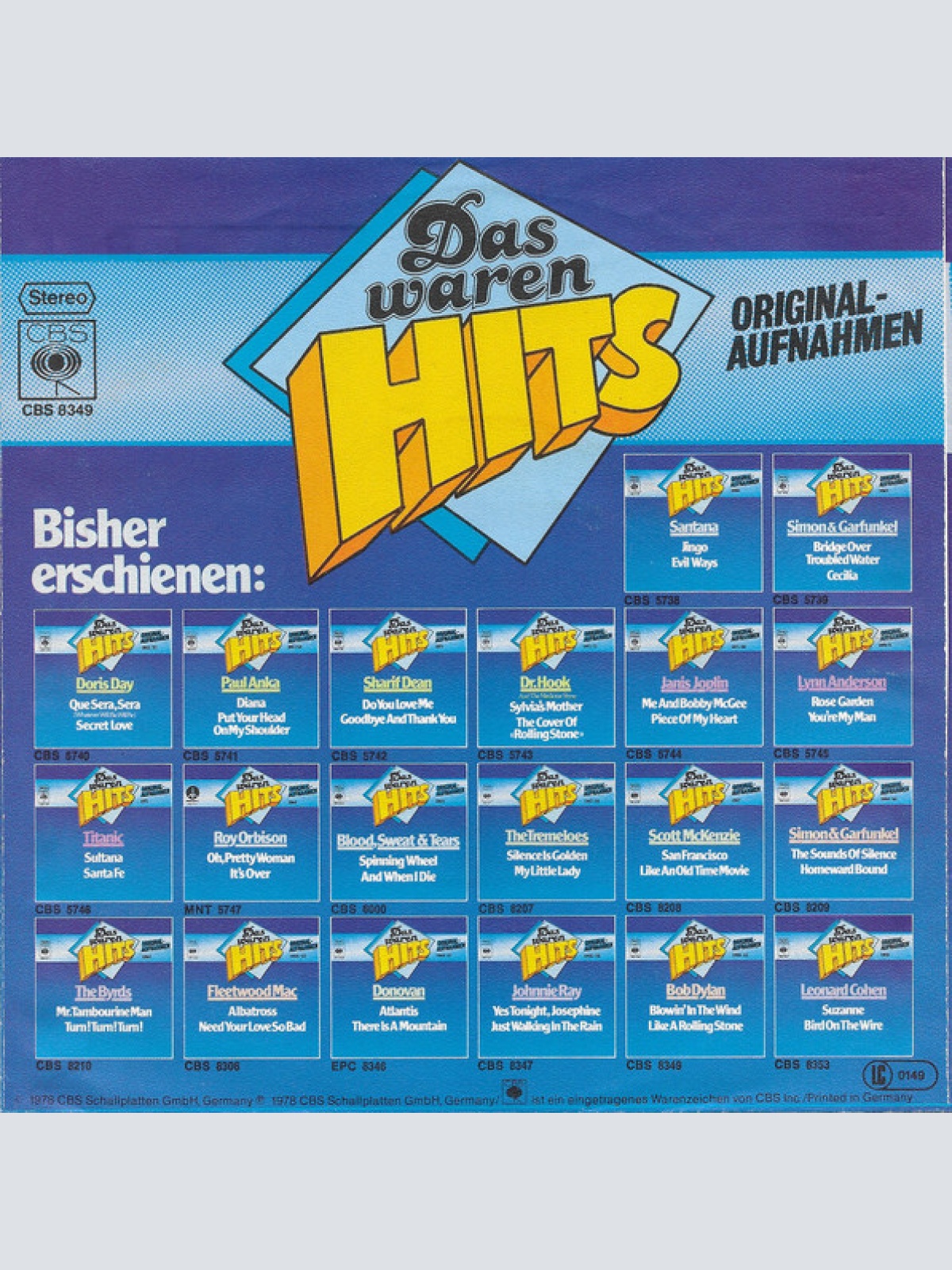 Vinyl / Bob Dylan - Blowin' In The Wind / Like A Rolling Stone