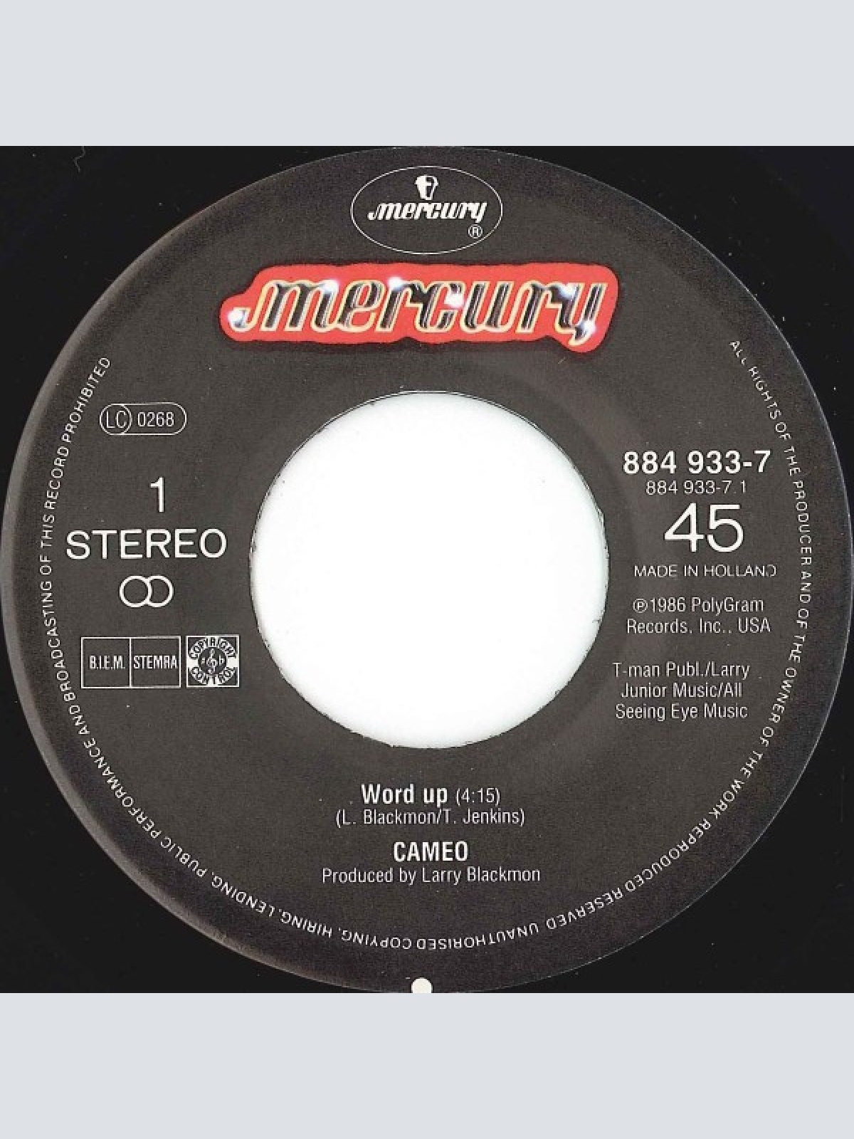 Vinyl / Cameo - Word Up!